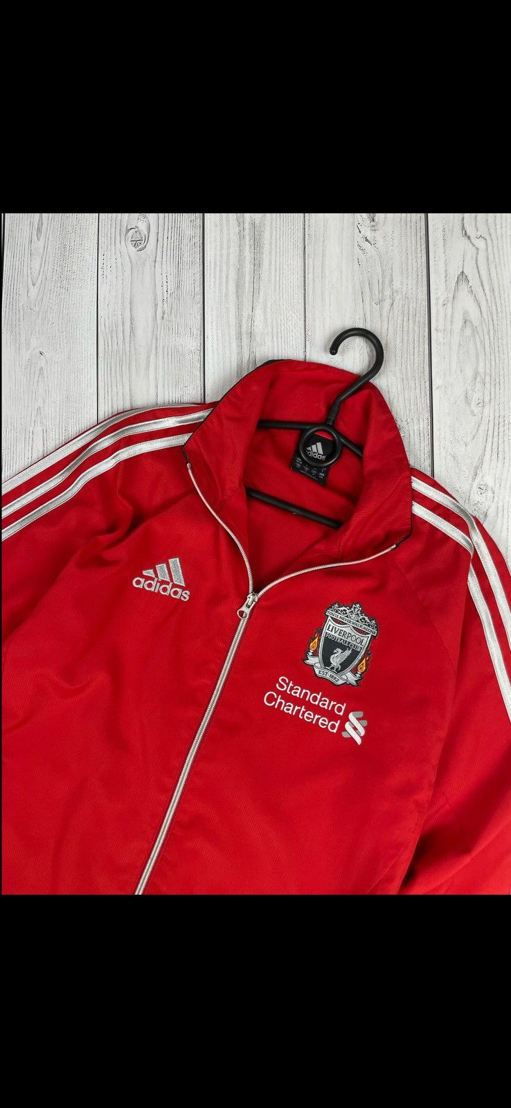 Adidas Vintage Liverpool adidas track jacket size S logo Size US S / EU 44-46 / 1 - 2 Thumbnail