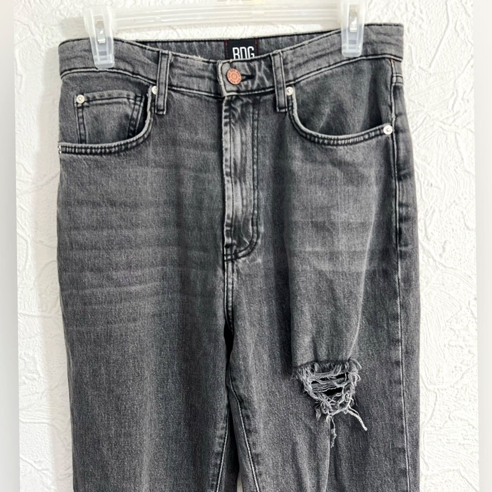 Bdg BDG Urban Outfitters Jeans Flare High Rise Stretch Black Women 28 Regular Size 28 BDG Flared Jeans Size 28" / US 6 / IT 42 - 5 Thumbnail