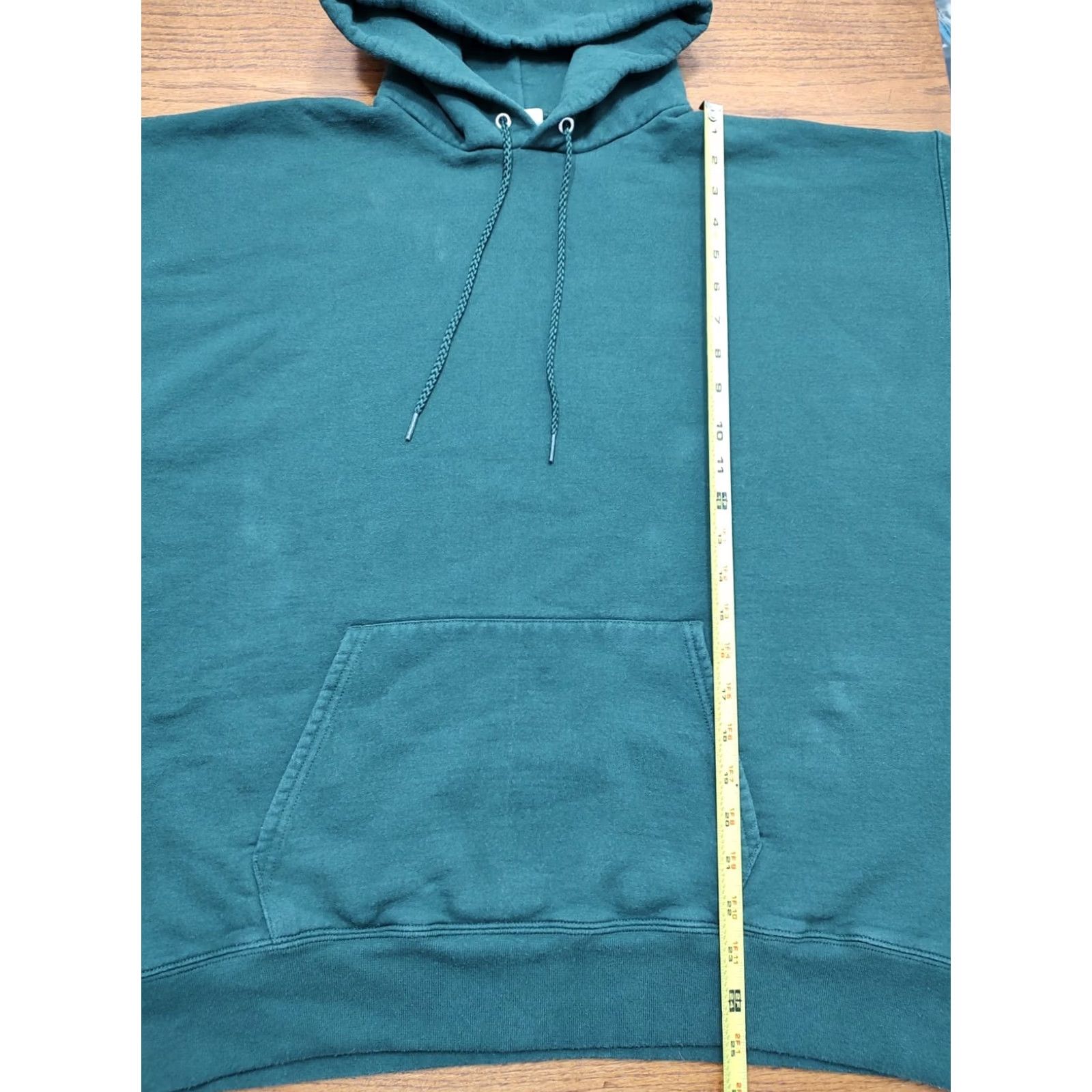 Hanes VINTAGE Hanes Cotton Hoodie Mens L Green USA Pullover Hoodie Classic Fit Shirt? Size US L / EU 52-54 / 3 - 6 Thumbnail