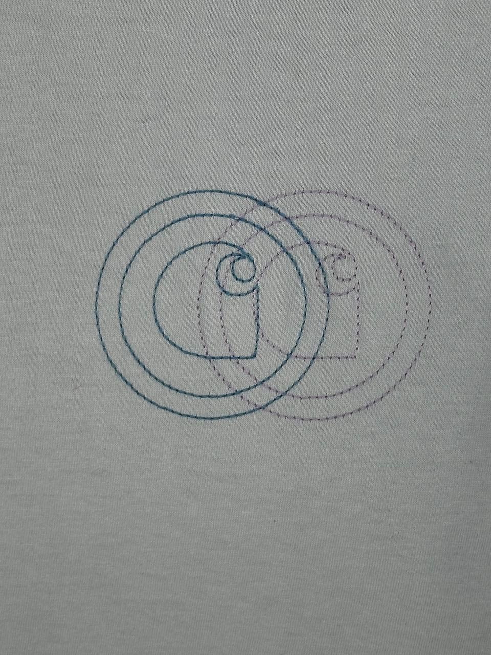 Carhartt Wip Carhartt WIP Blue Duel Logo Streetwear T Shirt Size US M / EU 48-50 / 2 - 8 Thumbnail