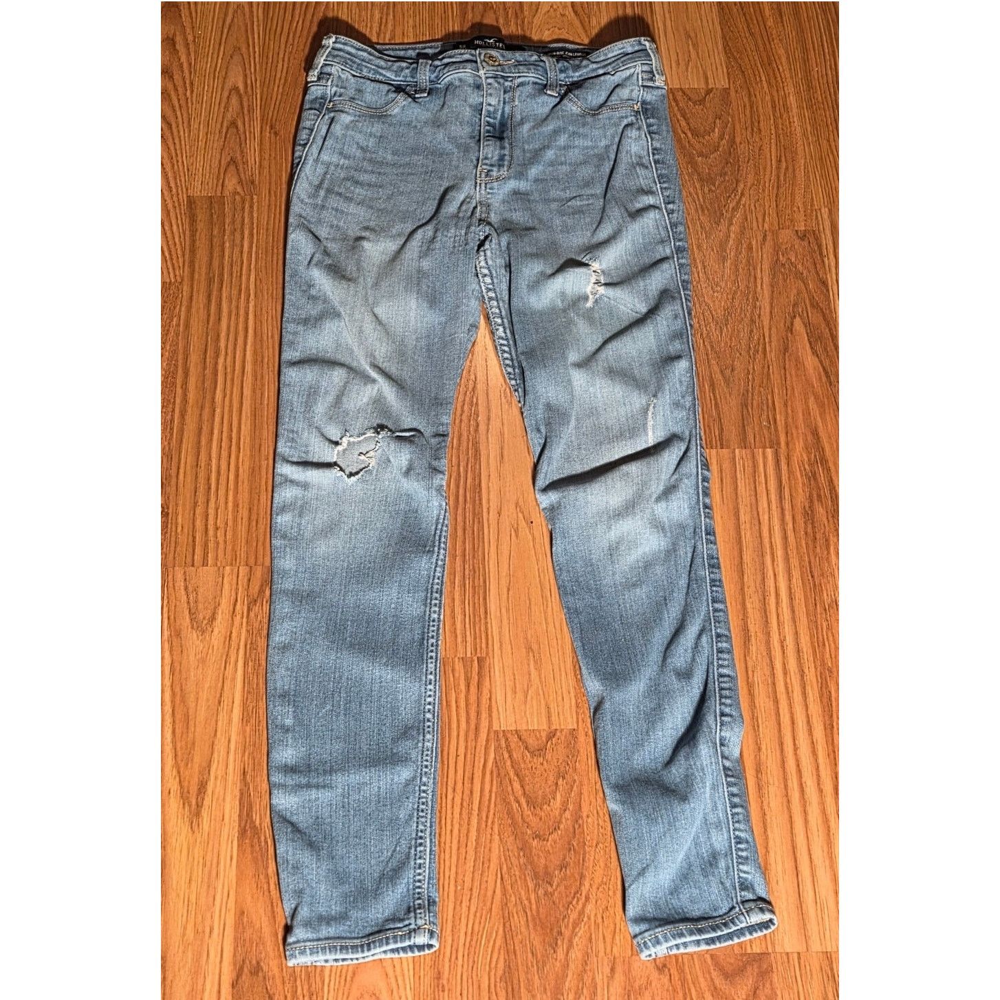 Hollister Hollister Distressed High-Rise Legging Jeans - W27 L28 Size 27" / US 4 / IT 40 - 3 Thumbnail