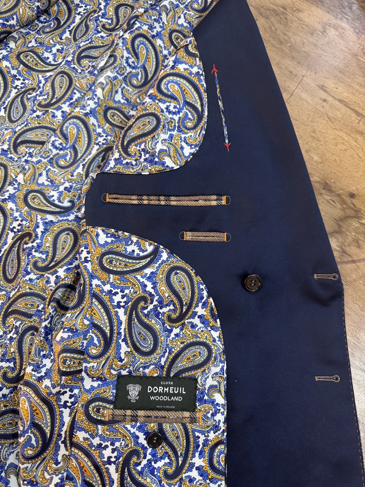 Other Dormeuil DB Dinner Coat Size 38R - 13 Thumbnail