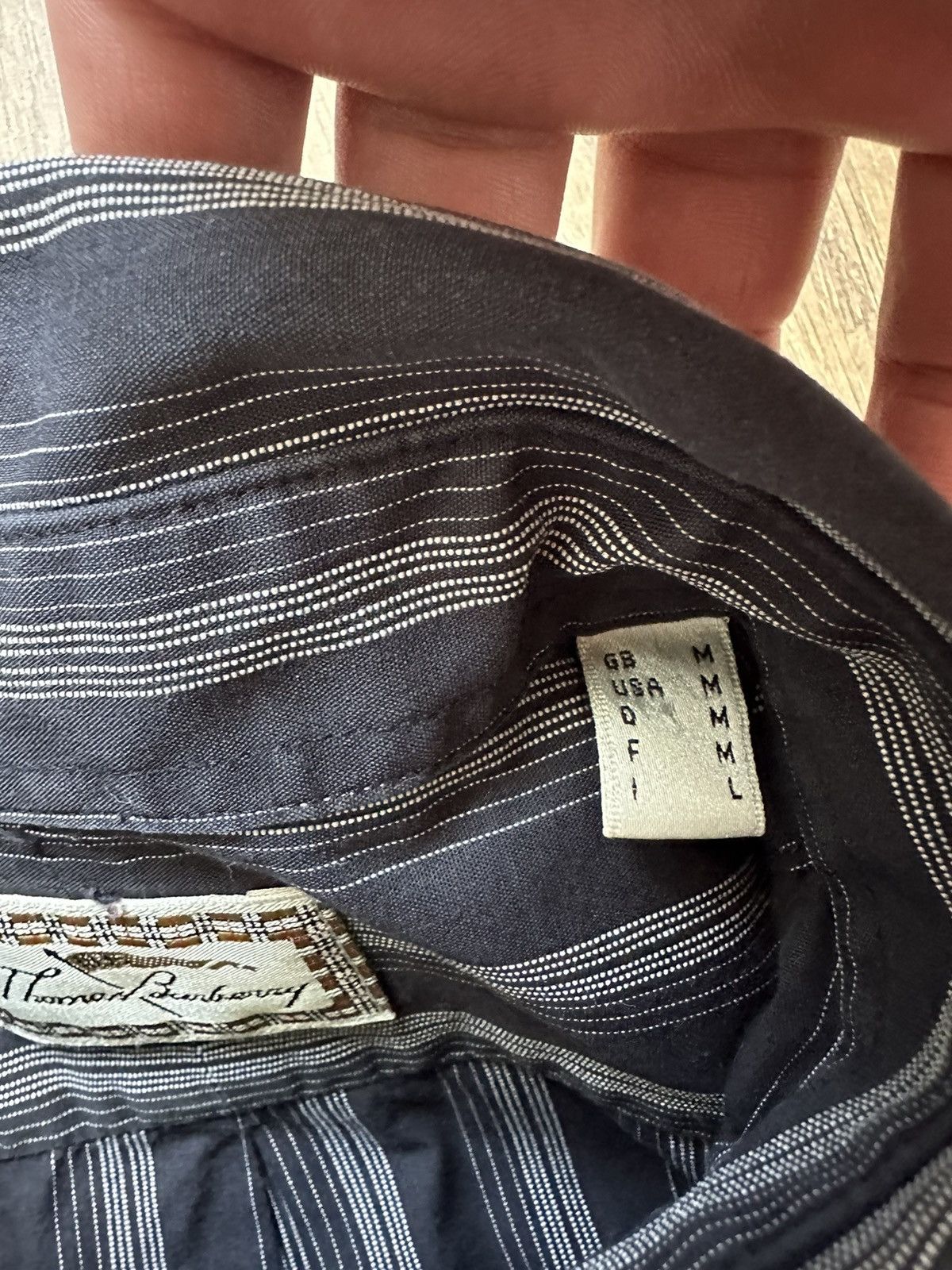 Burberry × Designer × Vintage Thomas Burberry Shirts size M Size US M / EU 48-50 / 2 - 4 Thumbnail