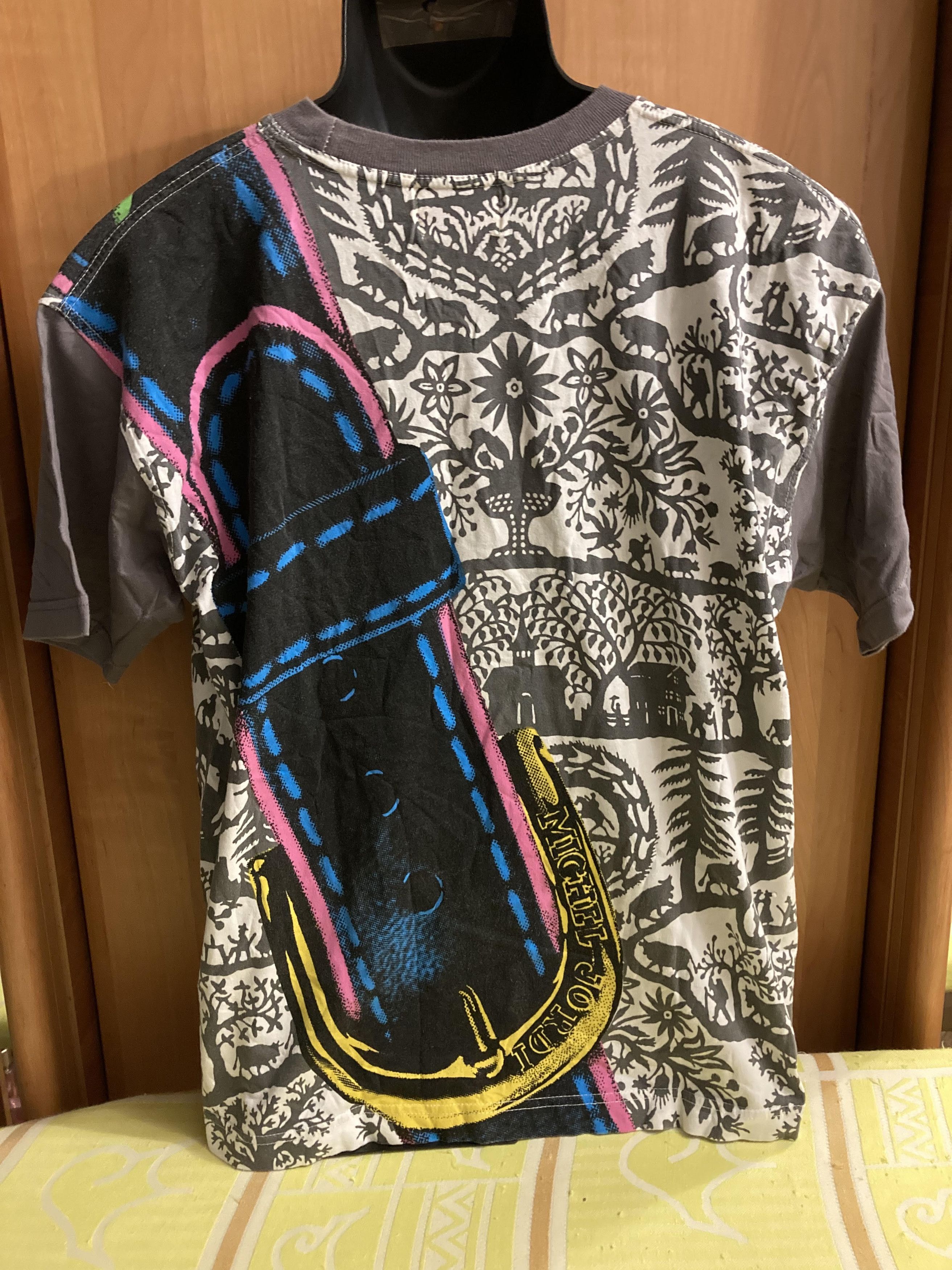Vintage Vintage 1990’s Michel Jordi Art T Shirt Full Print Size US M / EU 48-50 / 2 - 8 Thumbnail
