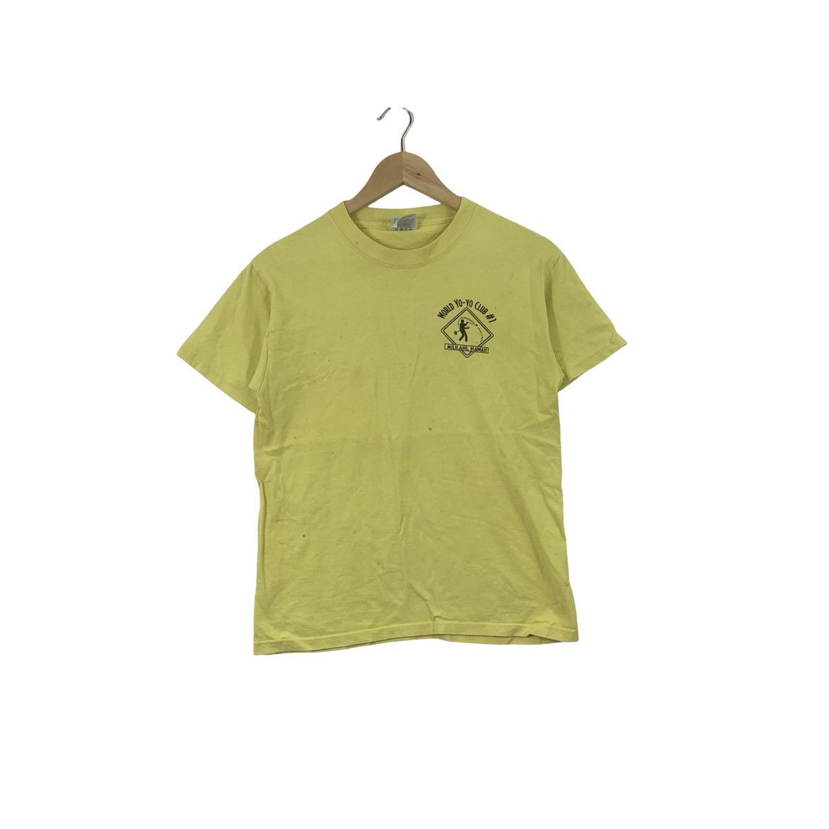 Vintage Vintage HIGH SPEED Yo-Yo Parody Warning Sign Tee Shirt Top Size US S / EU 44-46 / 1 - 1 Thumbnail