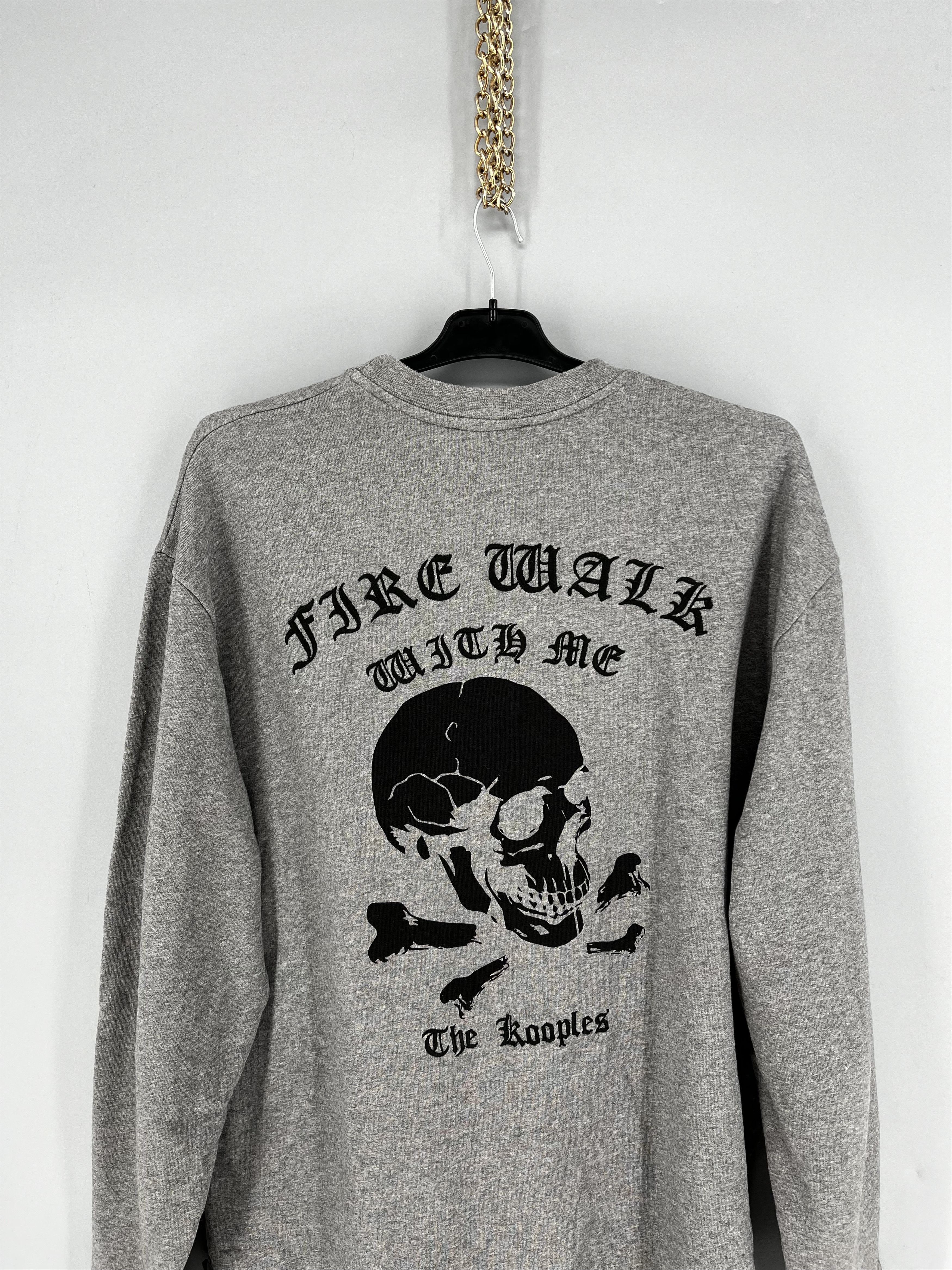 Vintage Vintage The Kooples Big logo Skeleton y2k sweatshirt Size US L / EU 52-54 / 3 - 10 Thumbnail