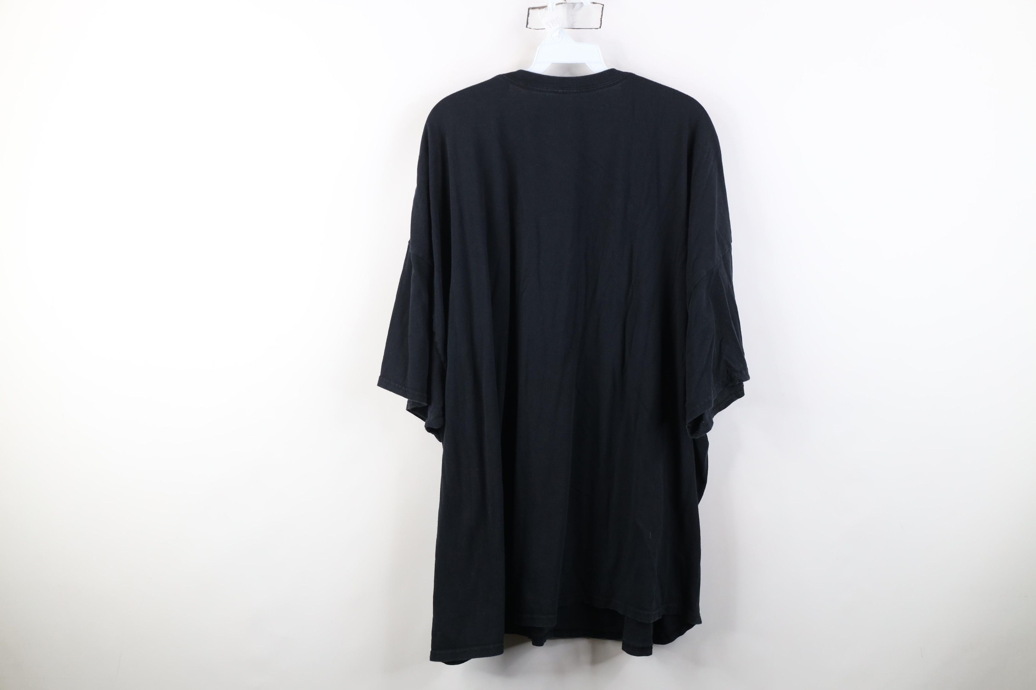 Vintage Vintage 90s Y2K Streetwear Cotton Short Sleeve T-Shirt Black Size US XXL / EU 58 / 5 - 9 Thumbnail