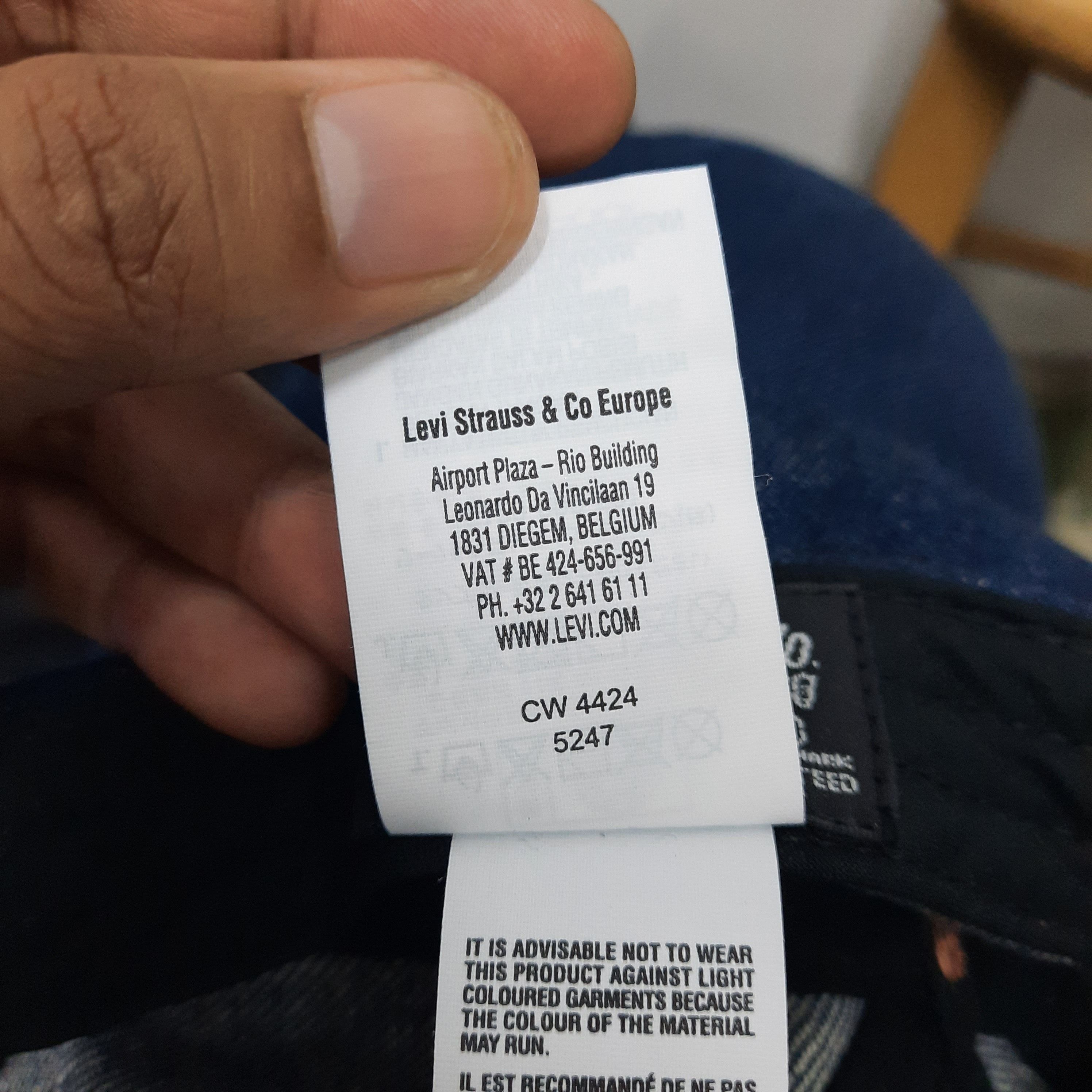 Levi's Levis reproduction blue denim adjustable cap Size ONE SIZE - 3 Thumbnail