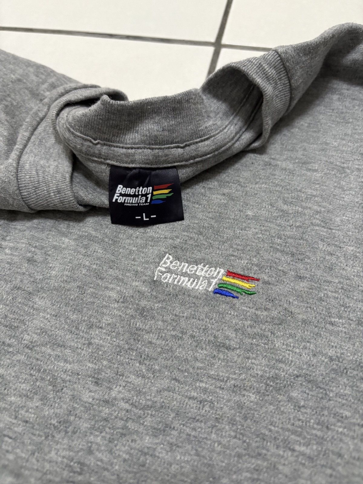 Benetton RARE BENETTON FORMULA 1 RACING TEAM TSHIRT Size US L / EU 52-54 / 3 - 4 Thumbnail