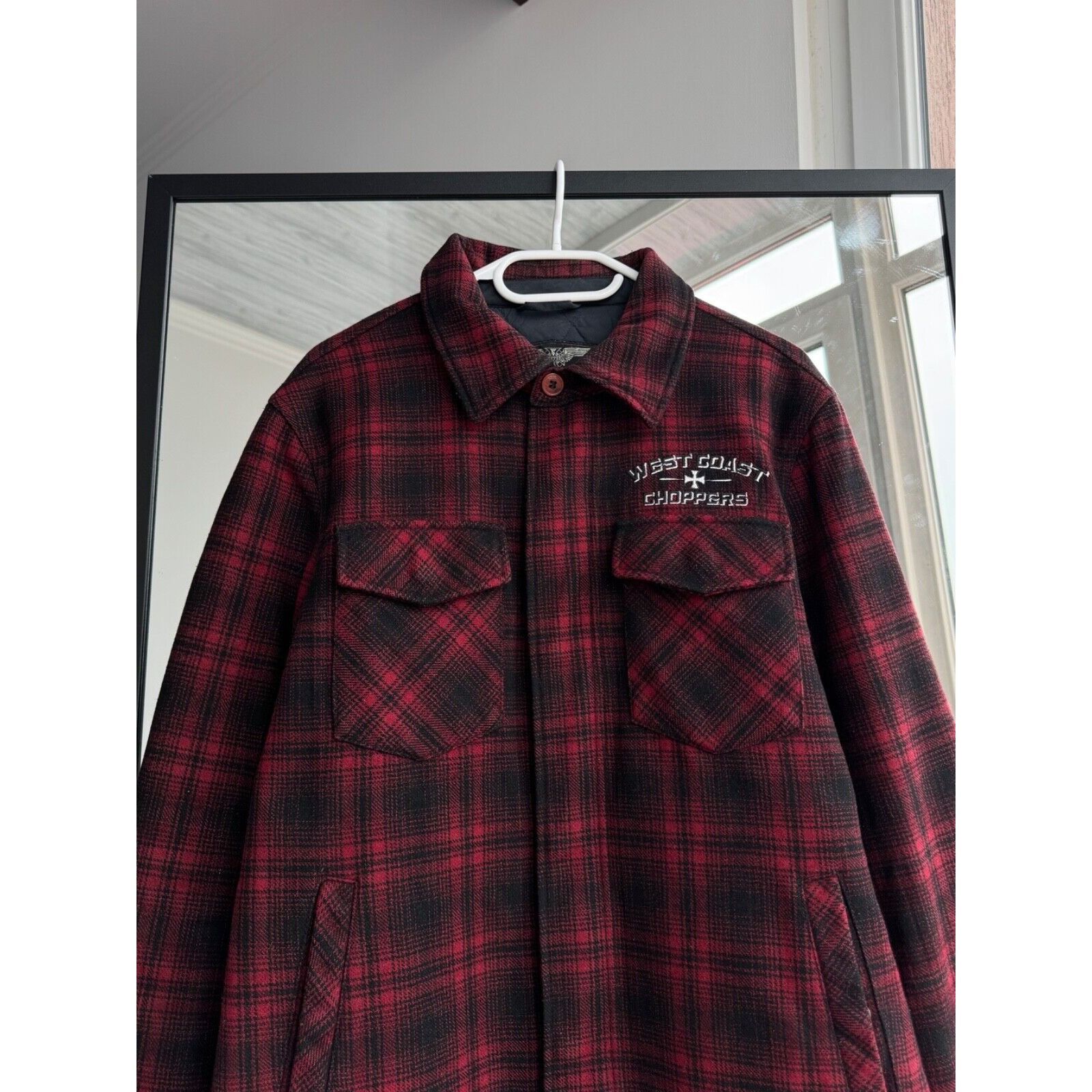 West Coast Choppers VTG West Coast Choppers Plaid Jacket Size US M / EU 48-50 / 2 - 3 Thumbnail