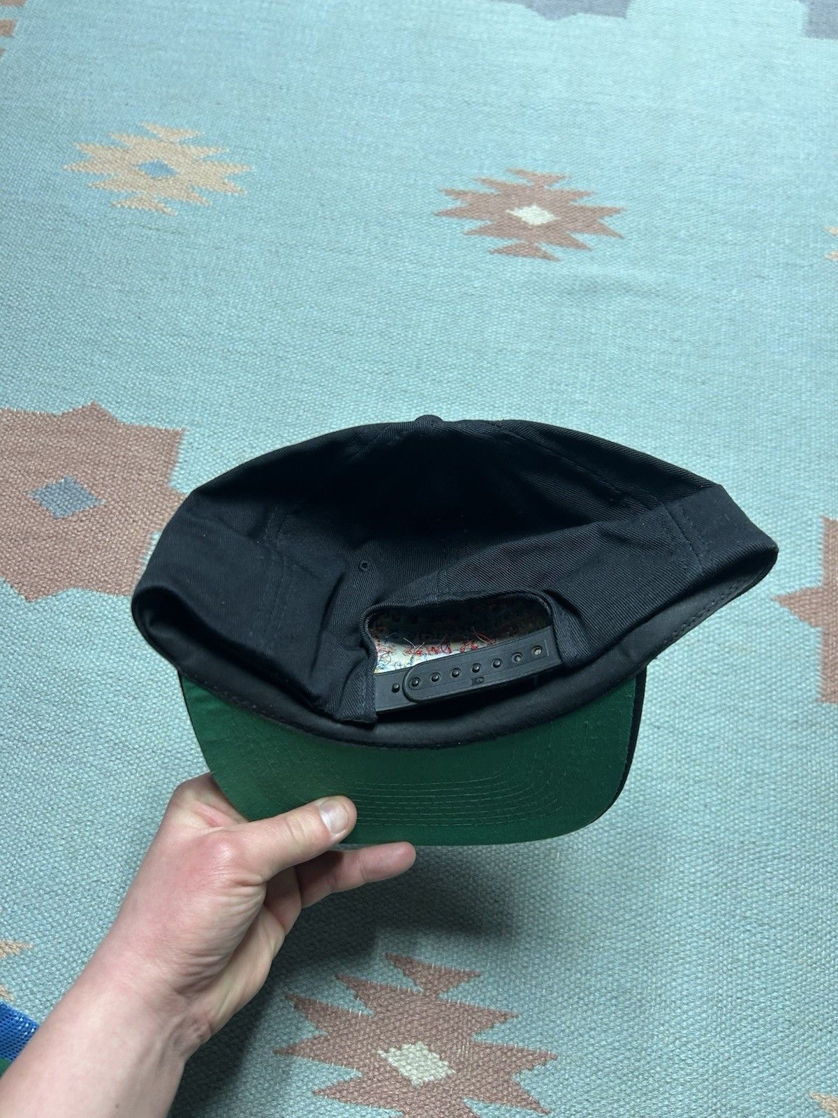 Vintage Vintage SnapBack hat old fart funny joke humor novelty black Size ONE SIZE - 4 Thumbnail