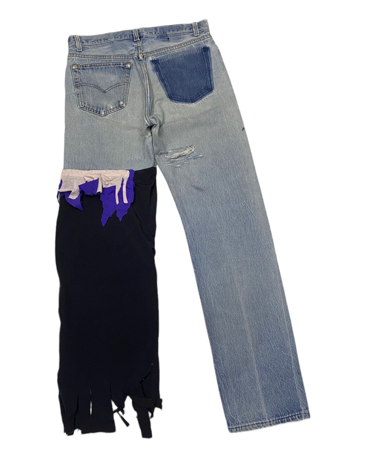 Levi's 🔥LEVIS VINTAGE 501 CUSTOM DISTRESSED DENIM JEANS Size US 32 / EU 48 - 6 Thumbnail