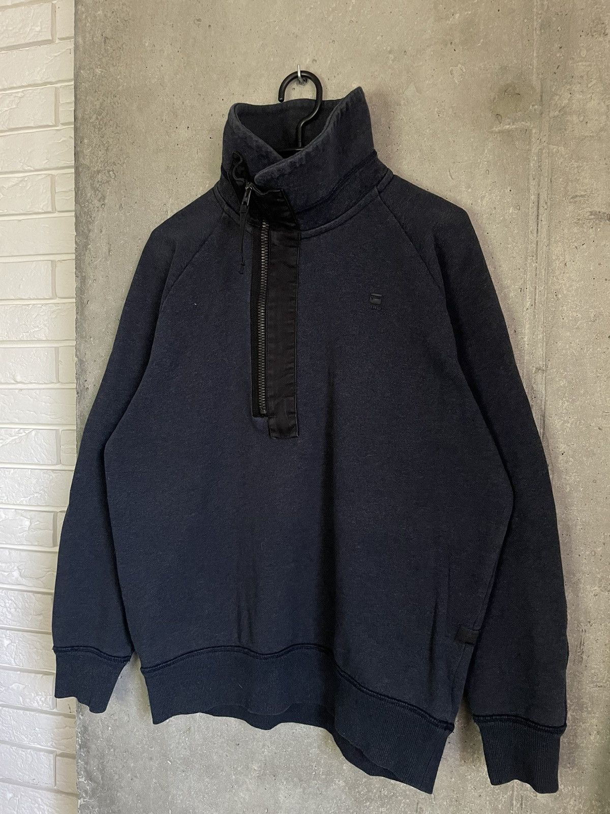 G-Star Japanese Gstar Raw 3D Sweatshirt 1/3 zip Y2k Designer Old Mo Size US M / EU 48-50 / 2 - 4 Thumbnail