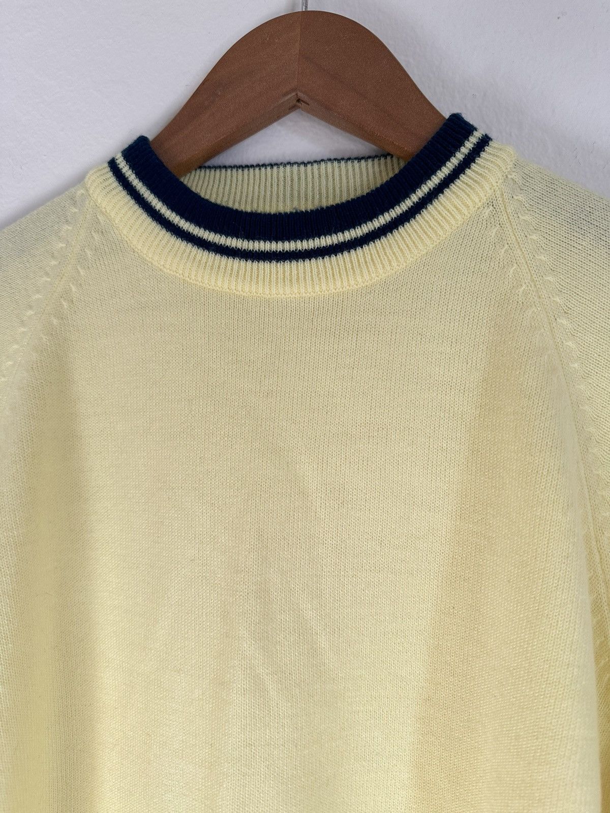 JCPenney × Towncraft × Vintage Vintage Towncraft striped mock ringer knit sweater shirt Size US L / EU 52-54 / 3 - 2 Thumbnail