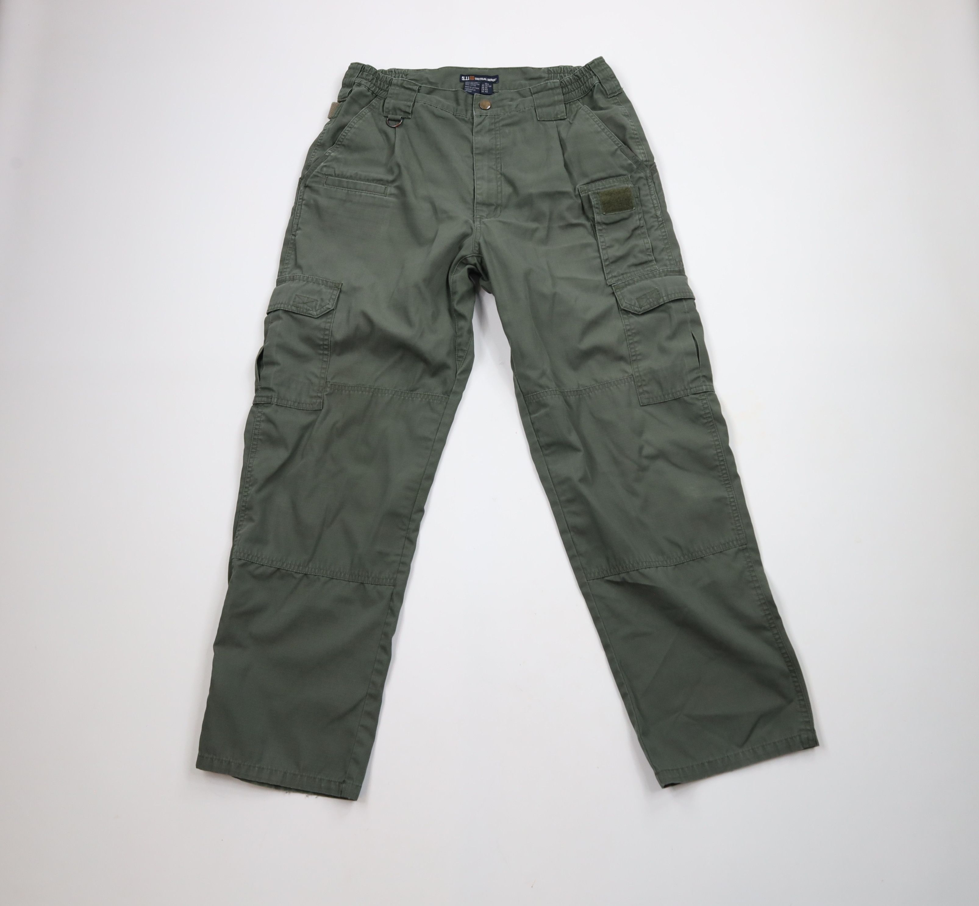 Vintage 5.11 Tactical Series Faded Ripstop Uniform Cargo Pants Green Size US 32 / EU 48 - 1 Thumbnail