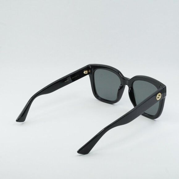 Gucci Gucci GG1338S 001 Sunglasses Black Square Frame, Smoke Size ONE SIZE - 10 Thumbnail