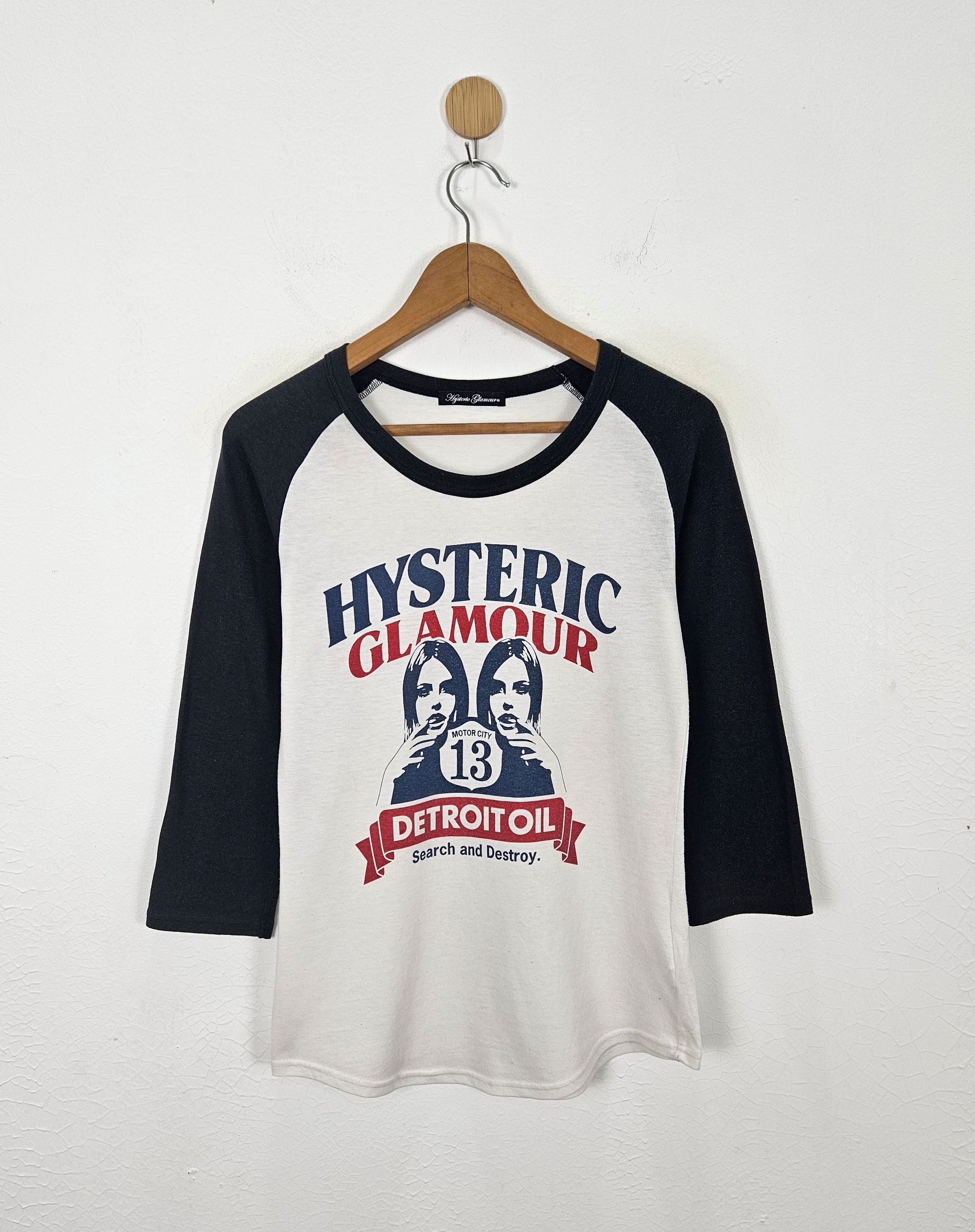 Hysteric Glamour Hysteric Glamour Detroit Oil Raglan shirt | Grailed