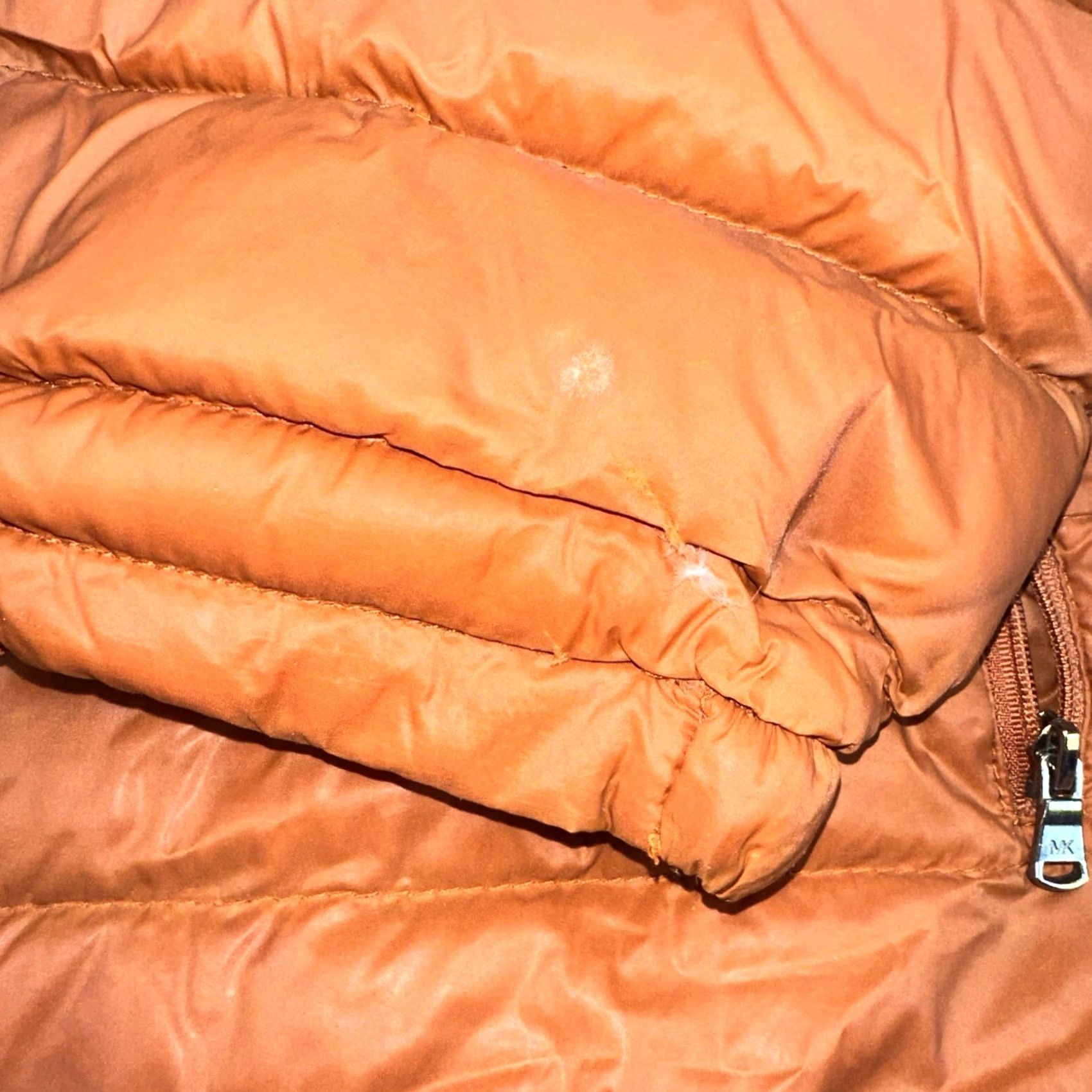 Vintage Michael Kros Puffer Jacket Orange 2XL Mens Jacket Regular Fit Size US XXL / EU 58 / 5 - 3 Thumbnail