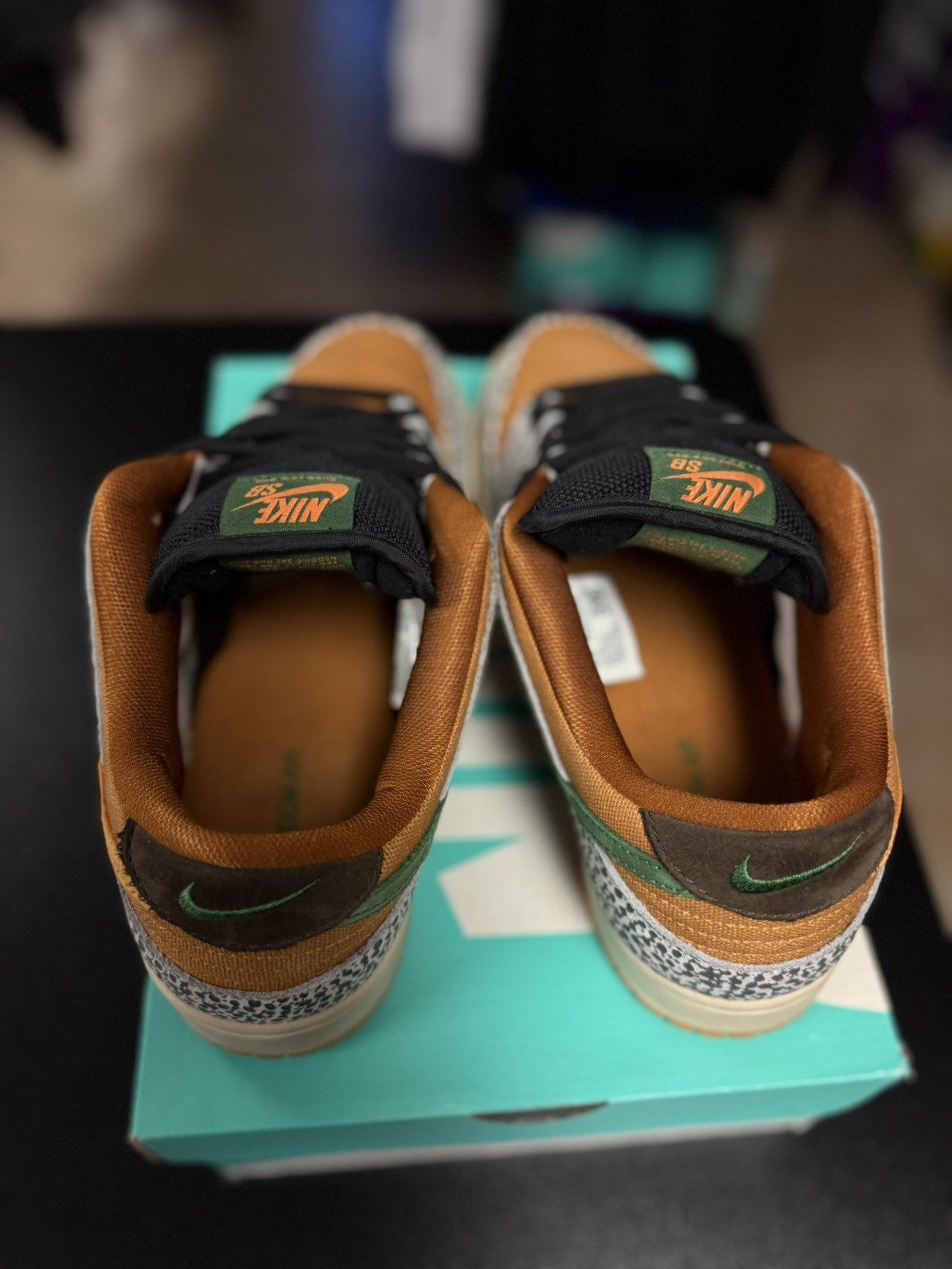 Nike Size 11 - Nike Dunk Pro SB Low Safari CD2563-002 Size US 11 / EU 44 - 8 Thumbnail