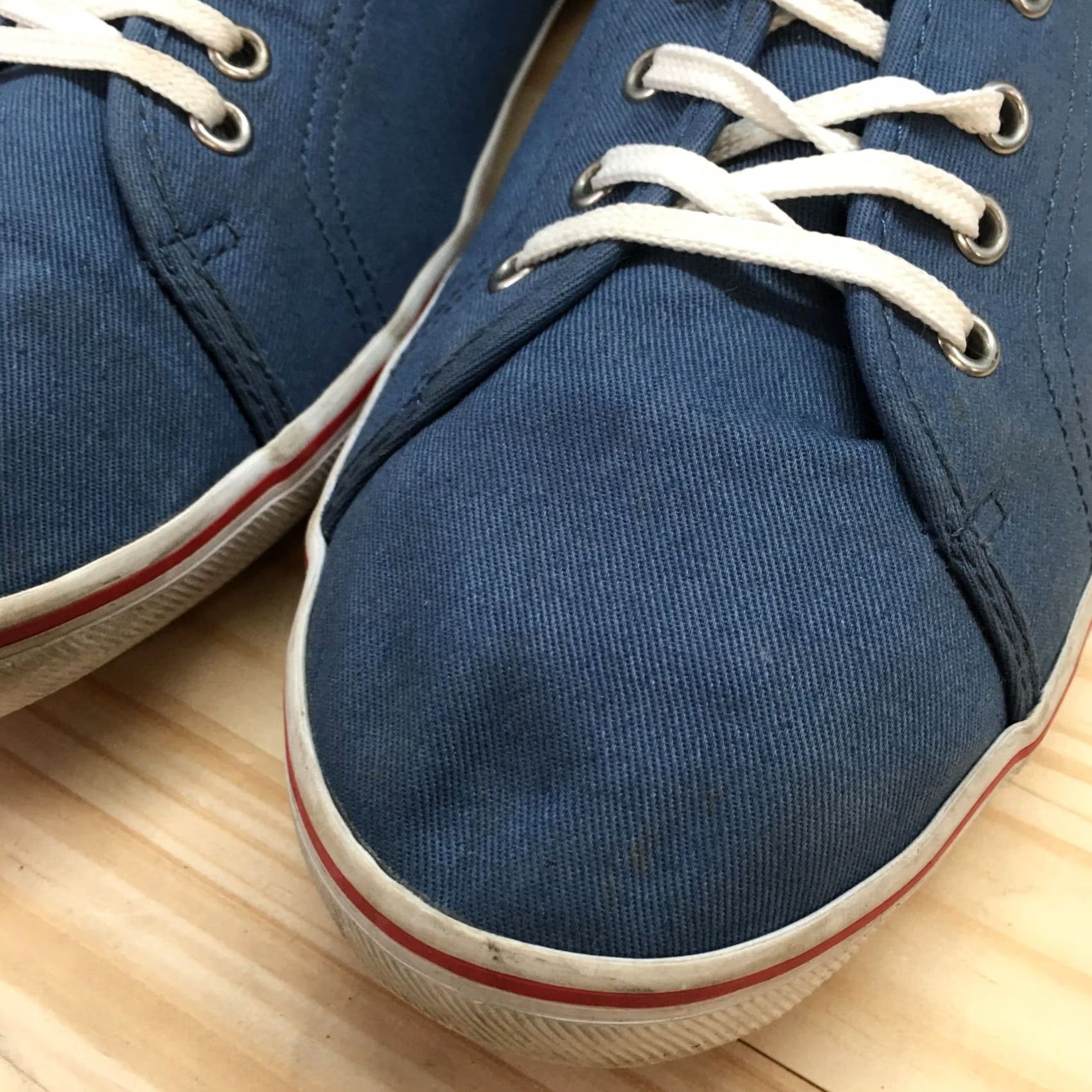 H&M H&M Shoes Womens 10.5 Casual Sneakers Comfort Flats Blue Canvas Lace Up Low Top Shoes Womens 10.5 Casual Sneakers Blue Canvas Lace Up Low Top Size L / US 10 / IT 46 - 7 Thumbnail