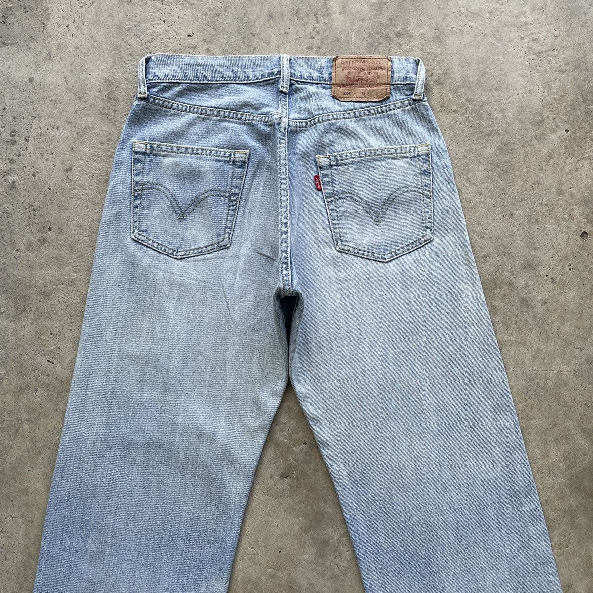 Levi's Vintage Levi’s 534 LightWash Faded Jeans Distressed Pants Size US 30 / EU 46 - 10 Thumbnail