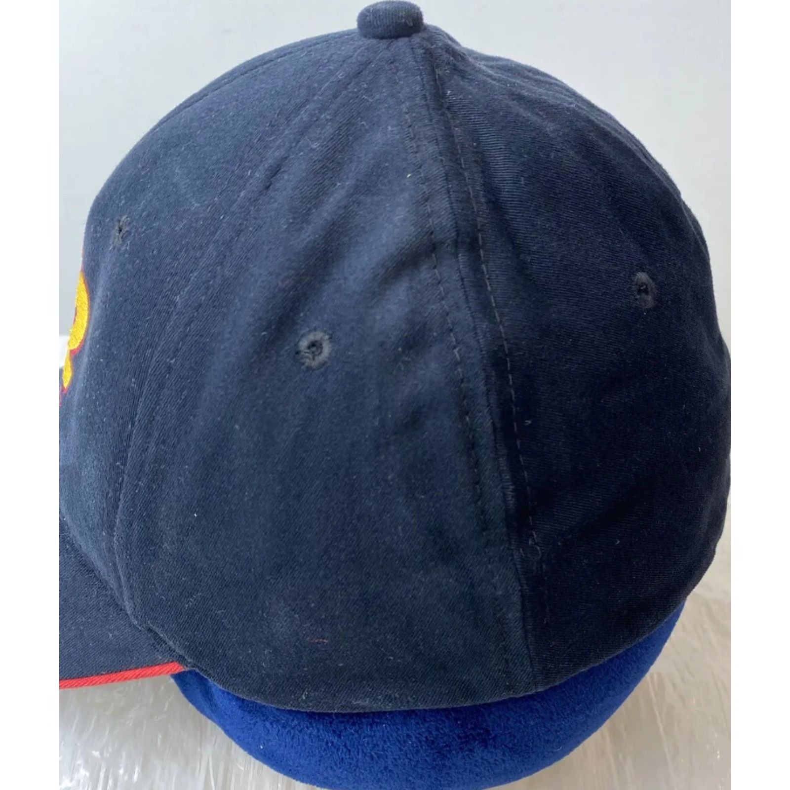 Vintage Nufit Warner Bros. Cap Baseball Hat Blue L-XL Adjustable Cotton Mens Size ONE SIZE - 4 Thumbnail