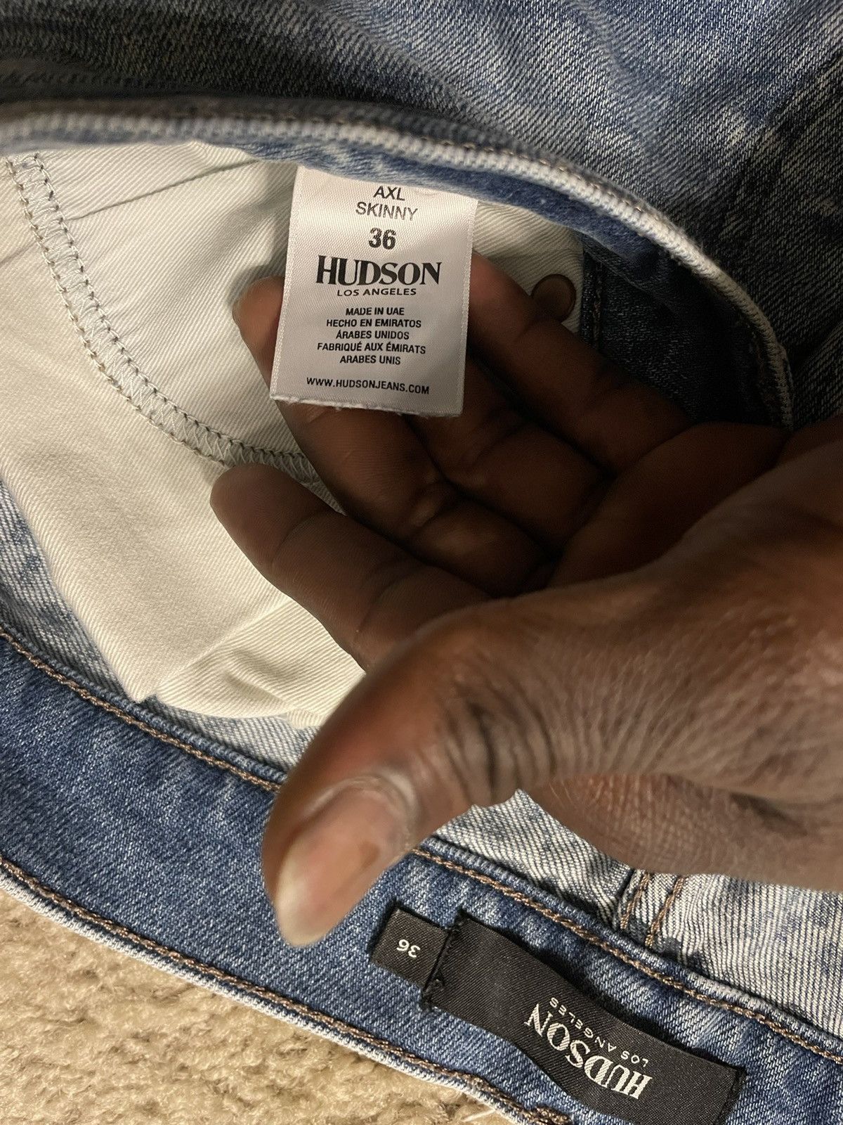 Hudson Hudson Skinny Jeans Size US 36 / EU 52 - 16 Thumbnail