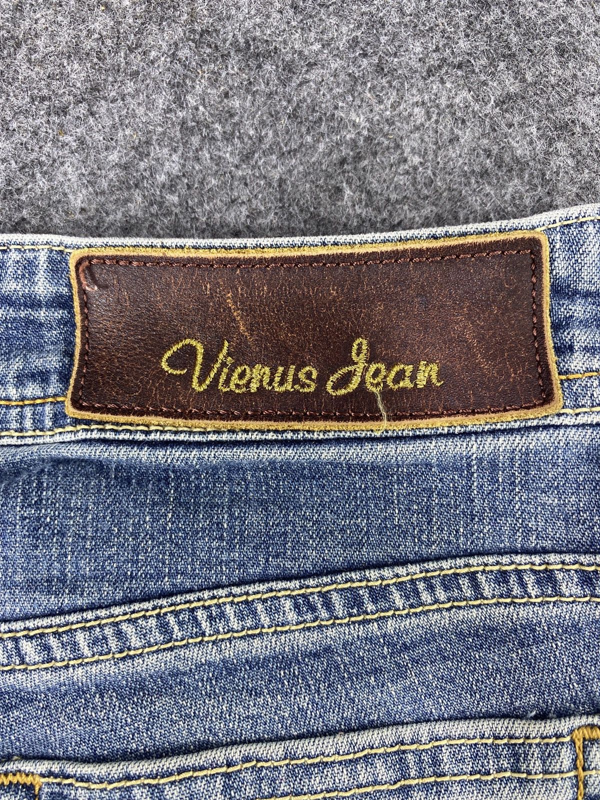 Edwin × Jean Vienus Jean by Something Edwin Flare Blue Wash Jeans - J1087 Size 28" / US 6 / IT 42 - 13 Thumbnail