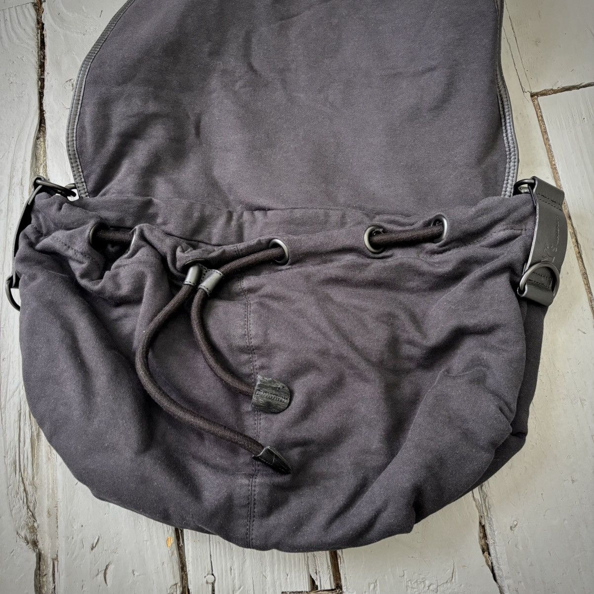 Yohji Yamamoto Y’s Mandarina by Yohji Yamamoto Pony Hair Messenger Bag Size ONE SIZE - 6 Thumbnail