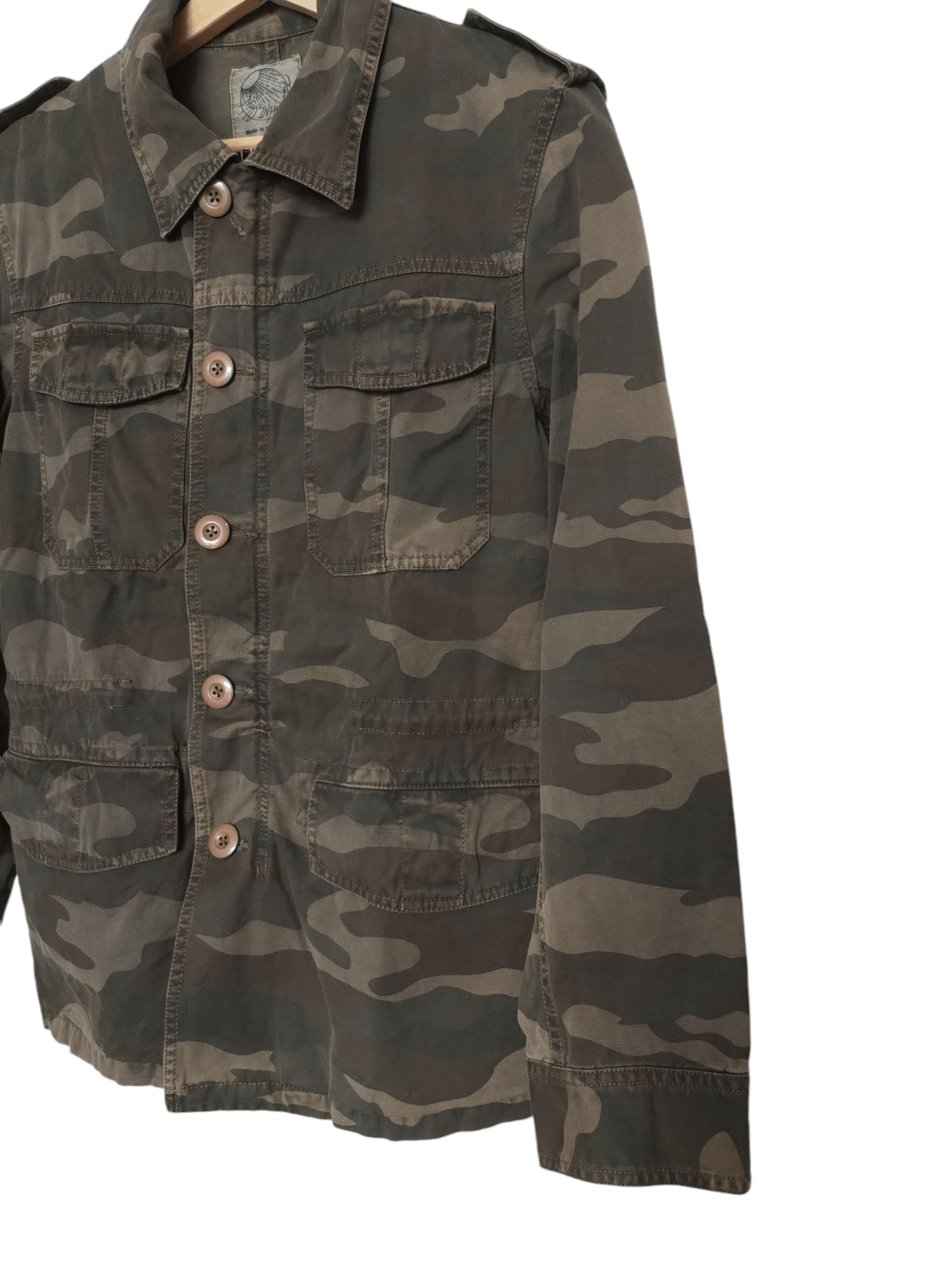 If Six Was Nine × Japanese Brand × Le Grande Bleu (L.G.B.) Made in Heaven Multipocket Camo Shirt Size US M / EU 48-50 / 2 - 3 Thumbnail