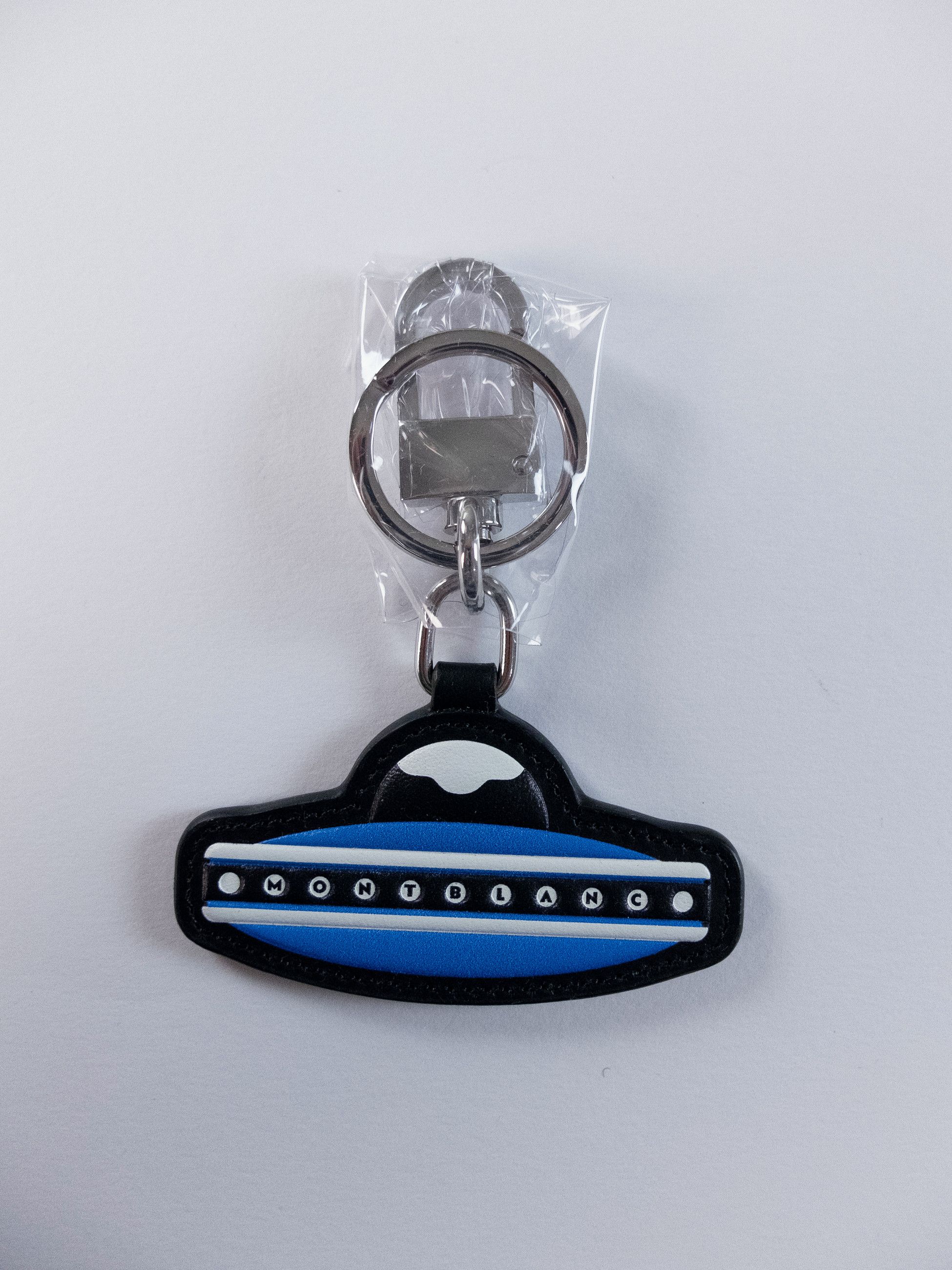 Montblanc MONTBLANC Meisterstück blue black UFO leather keyring q Size ONE SIZE - 2 Thumbnail