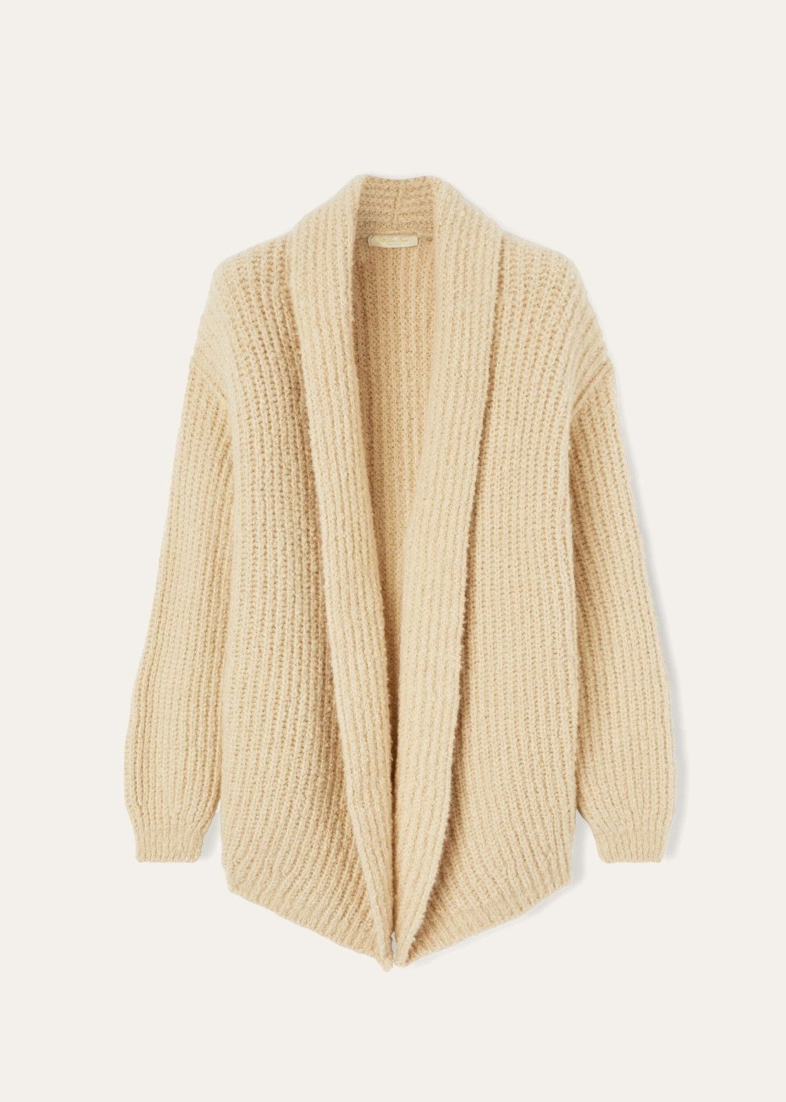 Loro Piana o1srvl11e1125 FAN1841 Cocooning Buttonless Cardigan in Beige Size XS / US 0-2 / IT 36-38 - 1 Thumbnail