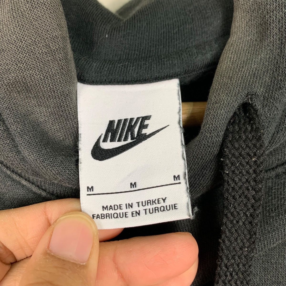 Nike NIKE Big Swoosh Logo Graphic Pullover Hoodies #0751-C34 Size US M / EU 48-50 / 2 - 13 Thumbnail
