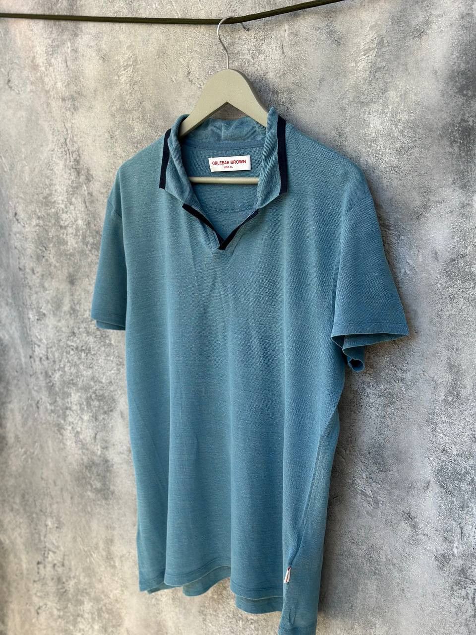 Orlebar Brown 100% Linen Polo T-Shirt Light Short Sleeve