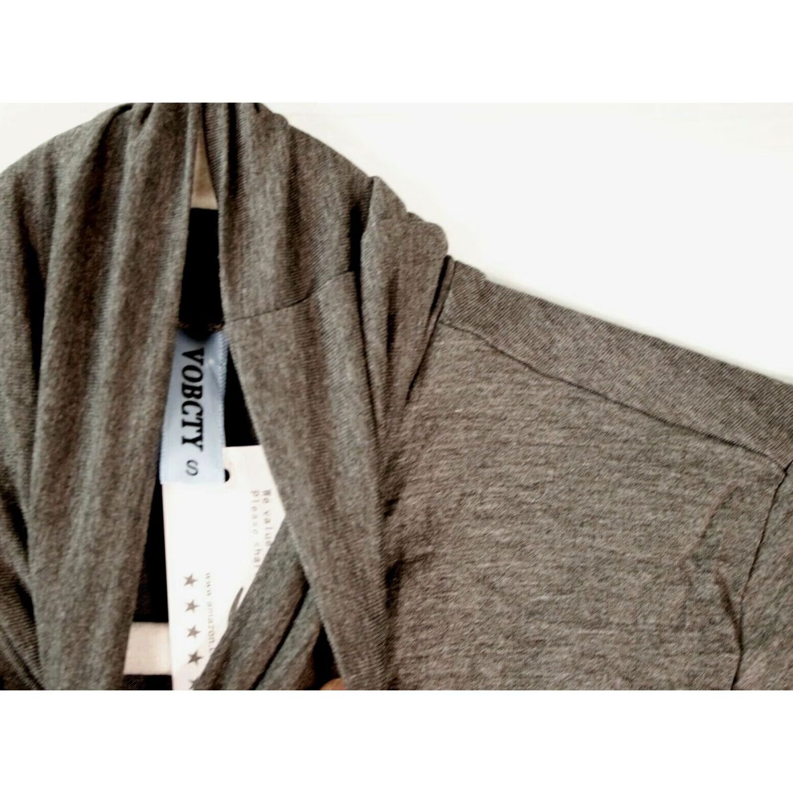 Vintage VOBCTY Sweater Slouch Neck Size S Brown Long Sleeve Womens Pullover Knit Lightweight Cross Hem Comfort Size S / US 4 / IT 40 - 4 Thumbnail