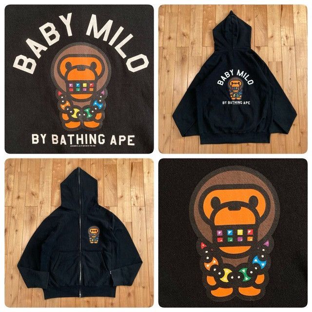 Bape BAPE Milo Full Zip Hoodie a bathing ape NIGO Size US S / EU 44-46 / 1 - 1 Thumbnail