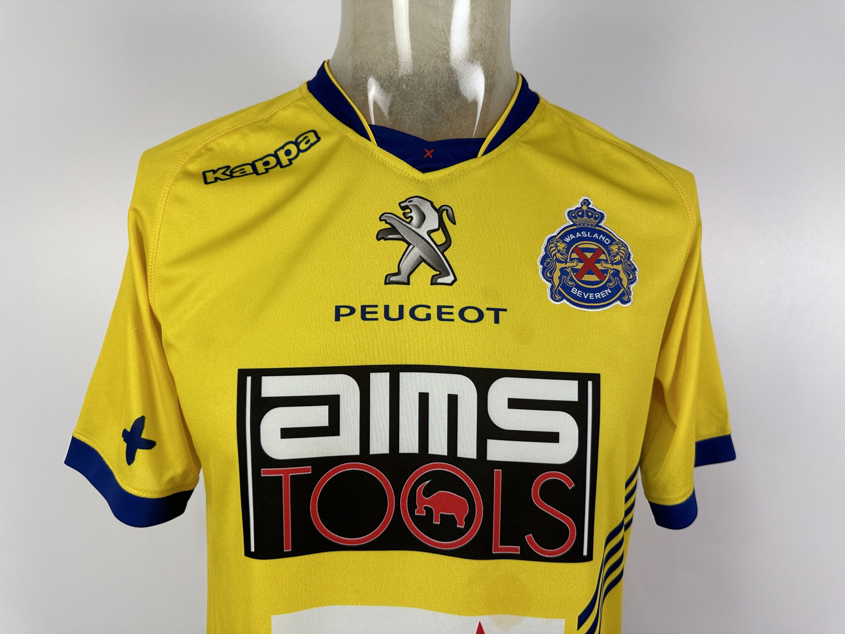 Kappa WAASLAND BEVEREN 2015 16 FOOTBALL SHIRT SOCCER JERSEY KAPPA Size US L / EU 52-54 / 3 - 4 Thumbnail