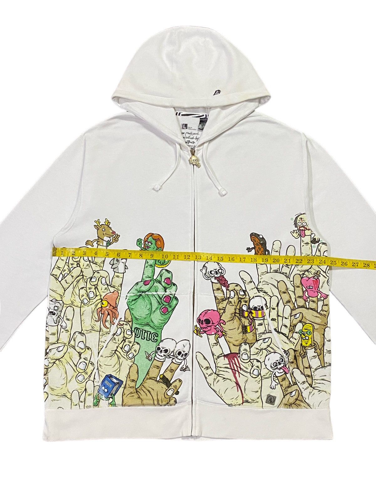 Todd Bratrud × Volcom Rare🔥Volcom X Todd Bratrud Fingers Hoodie Size US L / EU 52-54 / 3 - 4 Thumbnail