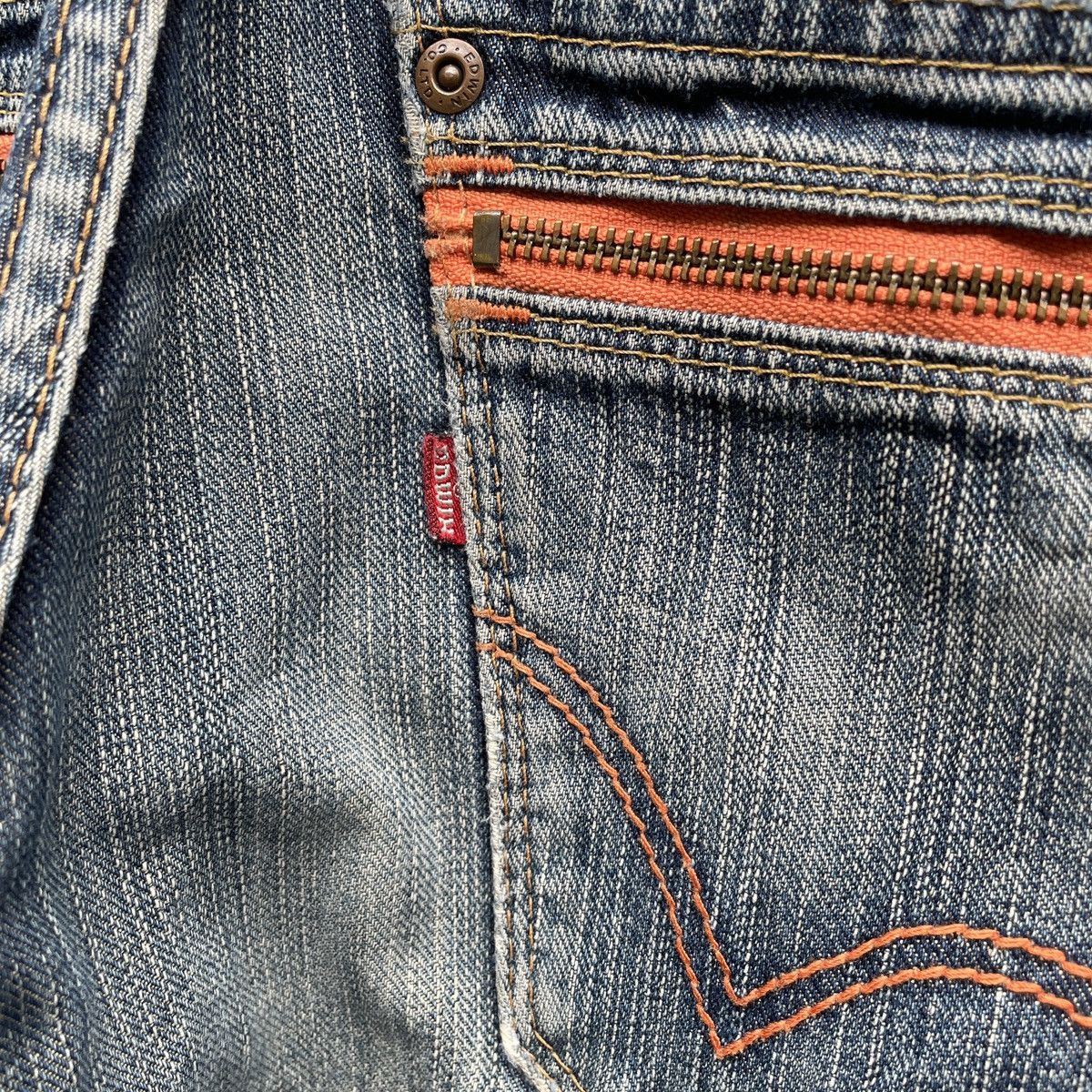 Japanese Brand Vintage Edwin XV-S Faded Distressed Jeans Denim Pants W31 Size US 31 - 9 Thumbnail