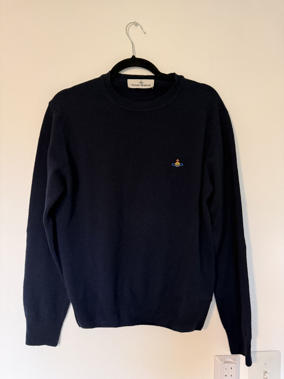 Vivienne Westwood IYKYK Low Key Wool/Cashmere Crewneck Sweater Size US L / EU 52-54 / 3 - 1 Thumbnail