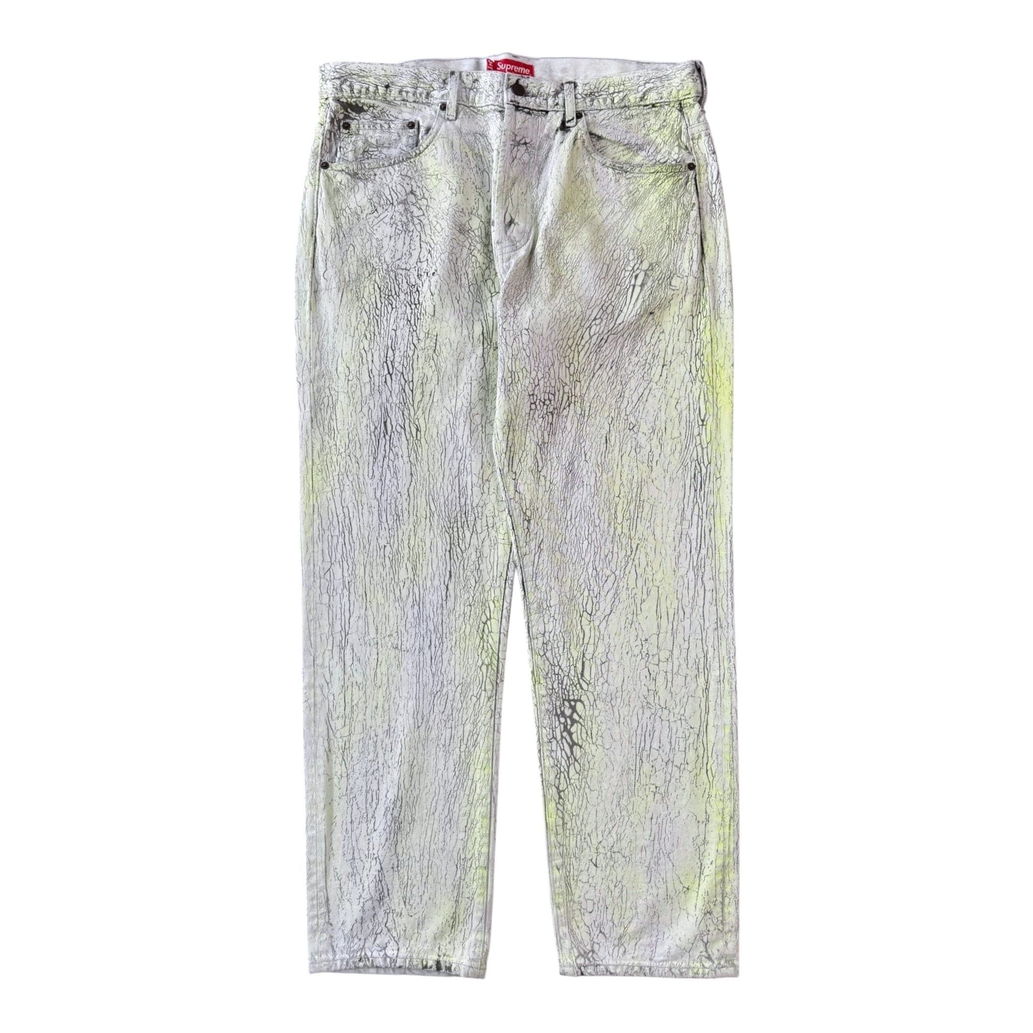 パンツ Supreme Washed Regular Jeans Floral Supreme Supreme - Washed Regular Floral Jeans SS18 | Grailed