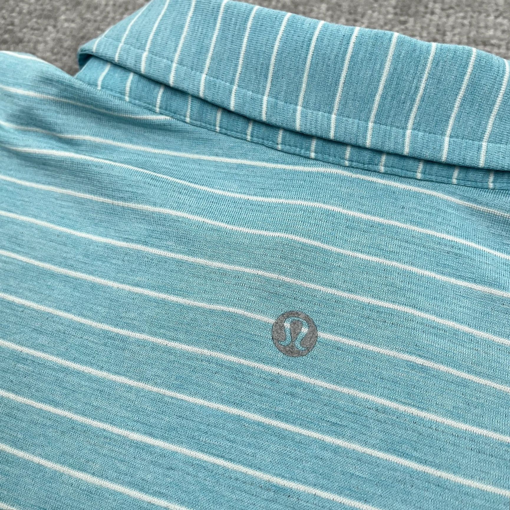Lululemon Lululemon Polo Shirt Mens M Blue Striped Performance Golf Preppy Casual S/S Shirt Mens Regular Medium Blue Pattern Striped” Size US M / EU 48-50 / 2 - 3 Thumbnail