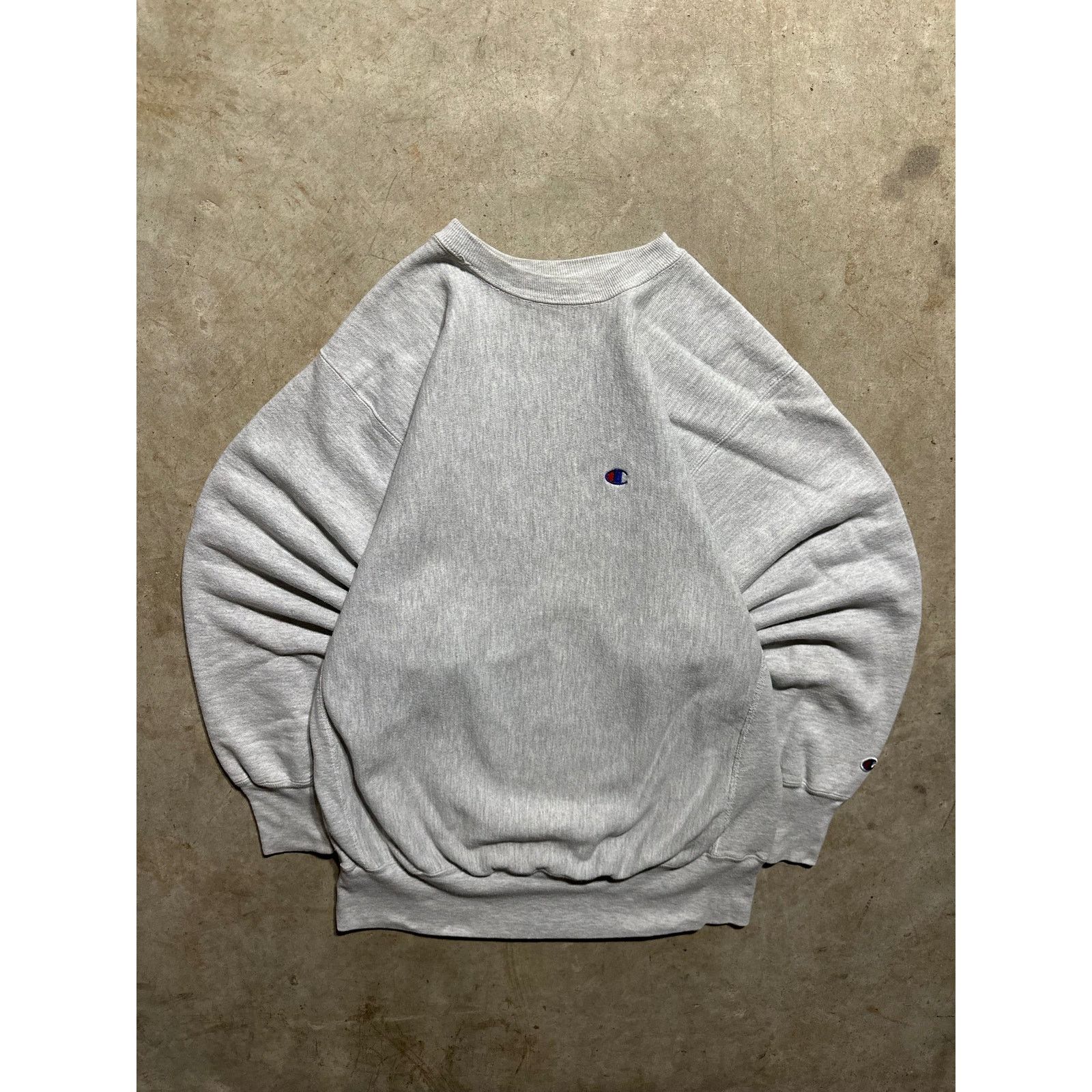 Champion × Vintage Vintage 1990's Heather Gray Champion Reverse Weave Large USA Size US L / EU 52-54 / 3 - 1 Thumbnail