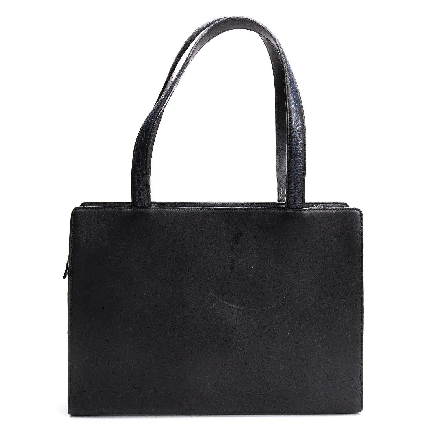 Jean Paul Gaultier Dragon Embossed Square Tote Bag in Black Size ONE SIZE - 4 Thumbnail