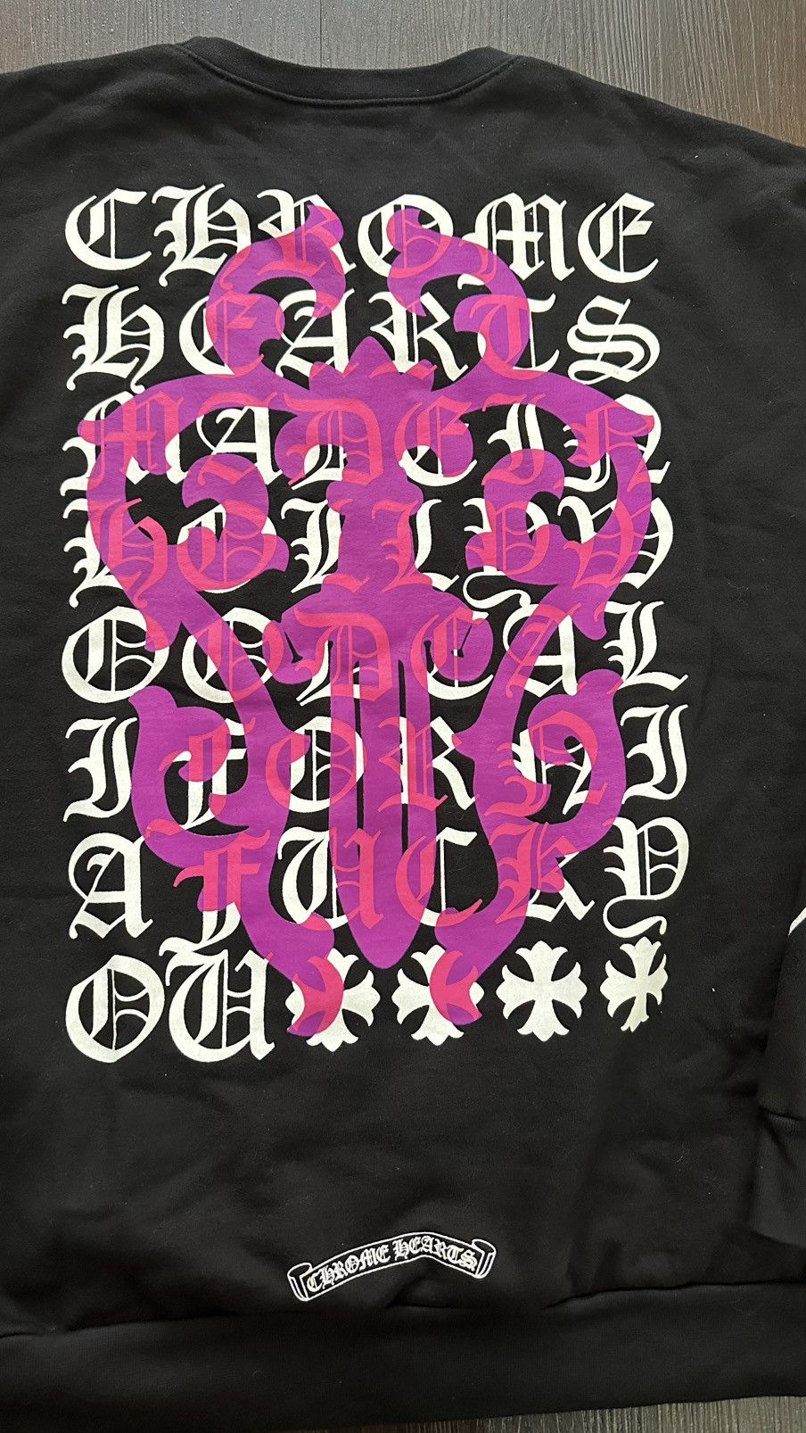 Chrome Hearts Chrome Hearts Dagger Eye Chart Crewneck Size US M / EU 48-50 / 2 - 3 Thumbnail