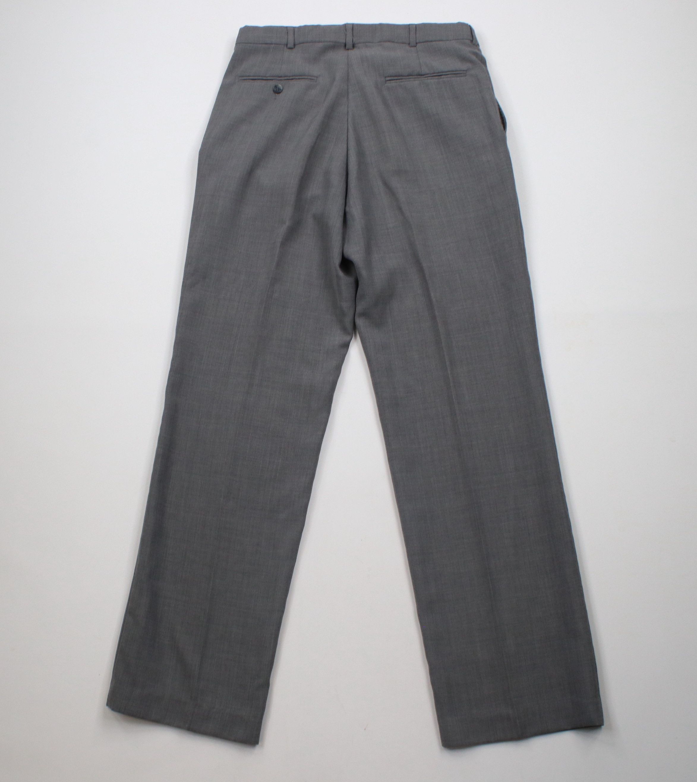 Vintage Vintage 90s Streetwear Flared Wide Leg Chino Pants Gray USA Size US 30 / EU 46 - 9 Thumbnail