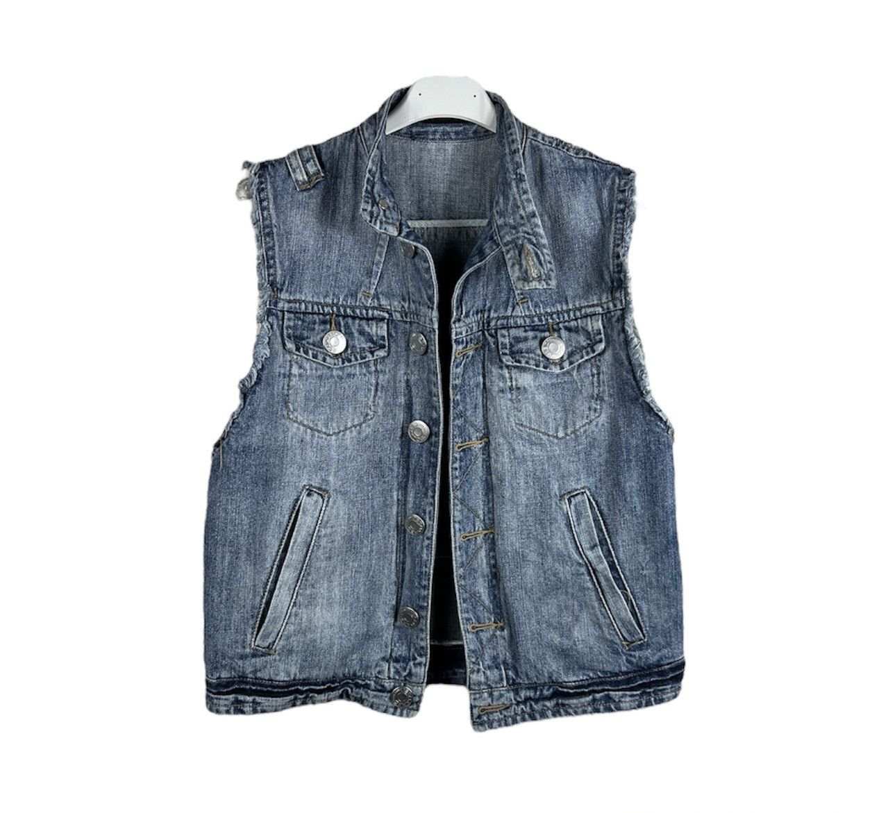 Dsquared2 Archive Dsquared2 denim sleeveless vest zip jacket vintage Size US M / EU 48-50 / 2 - 1 Thumbnail