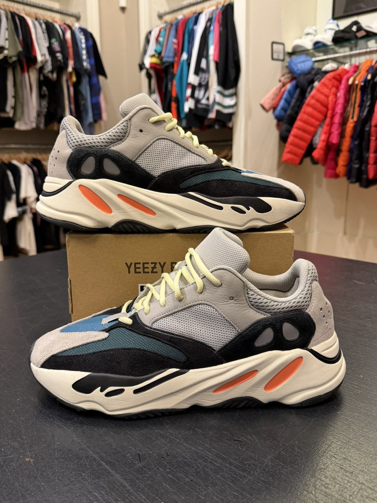 adidas gazelle silver green womens Yeezy Wave Runner 700 Solid Grey – Shoe It To Me main image 0