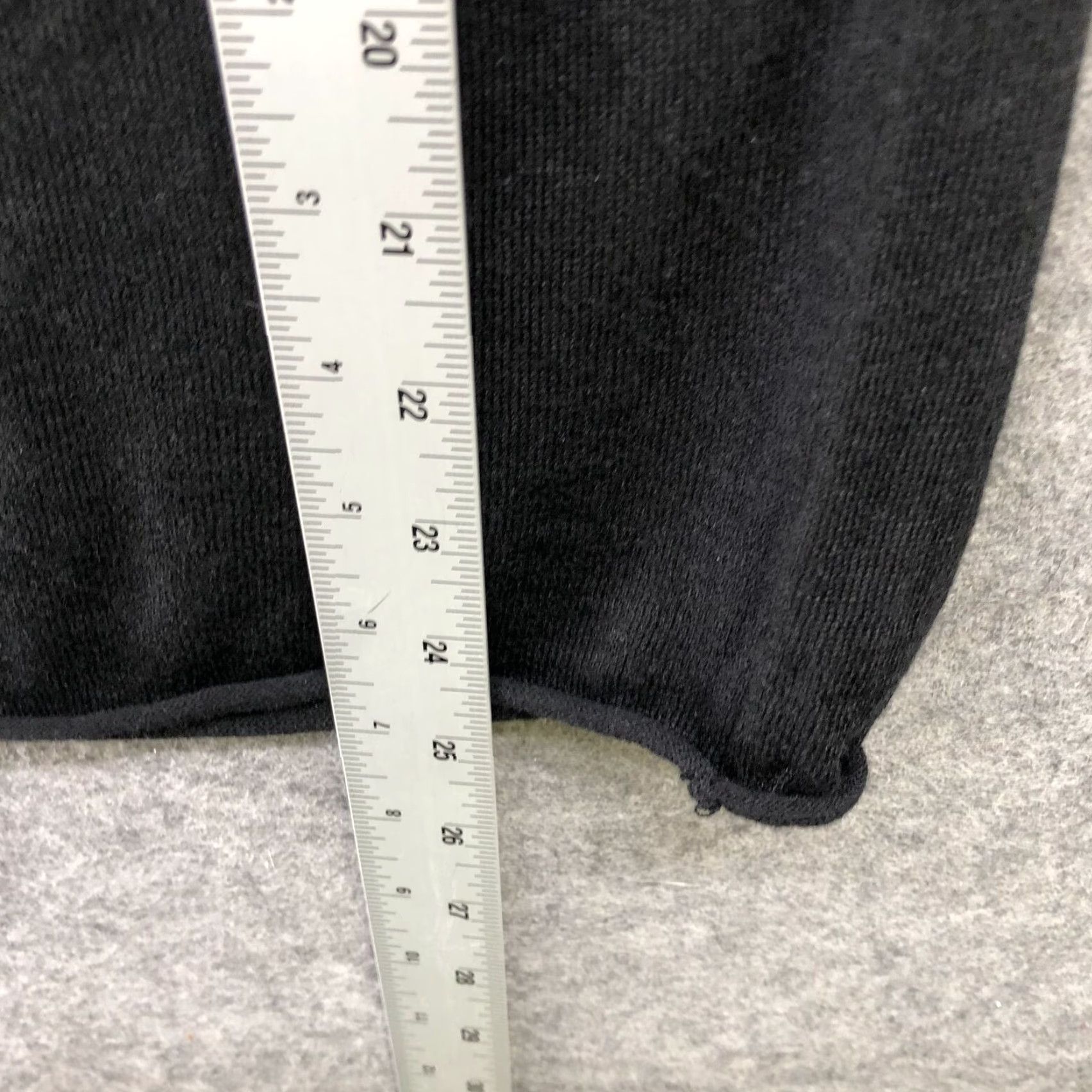 Zara Zara Crewneck Short Sleeve Top Womens Small Black Lightweight Knit Cotton Blend Casual T-Shirt Size S / US 4 / IT 40 - 7 Thumbnail