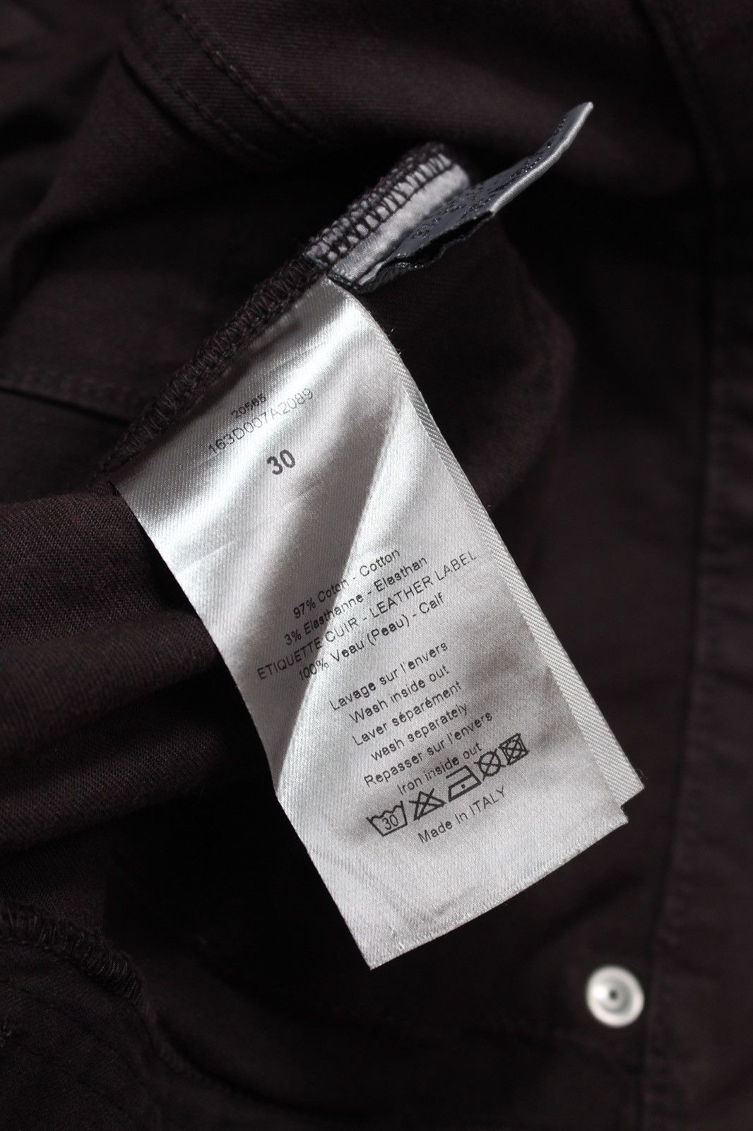 Dior Dior Homme by Hedi Slimane Era FW05 "Slash Cut" Trousers Size US 30 / EU 46 - 6 Thumbnail